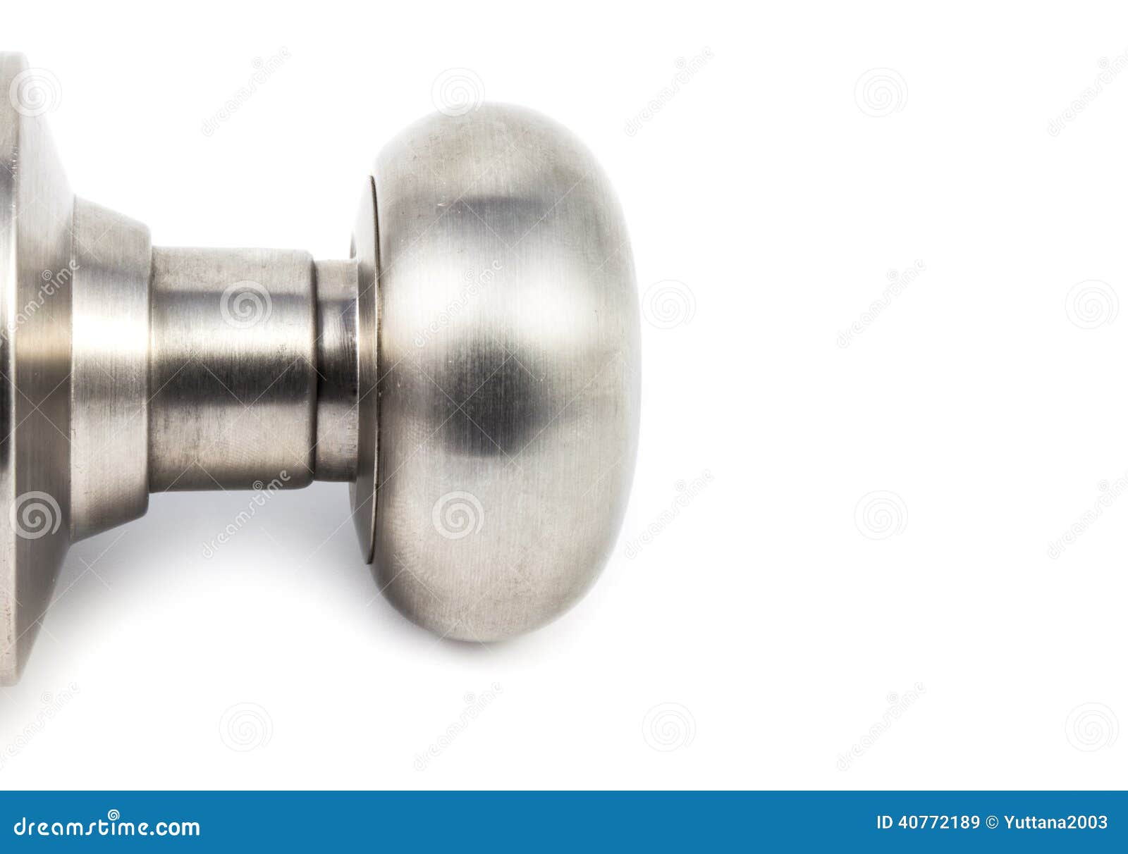 Close up metal doorknob stock image. Image of doorknob 40772189
