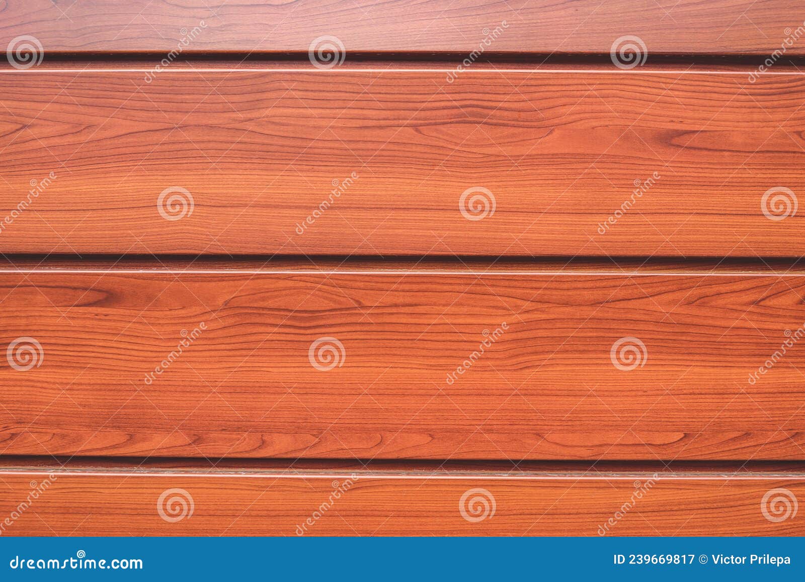Closeup, Metal Profile Imitation of Wood Stock Image Image of