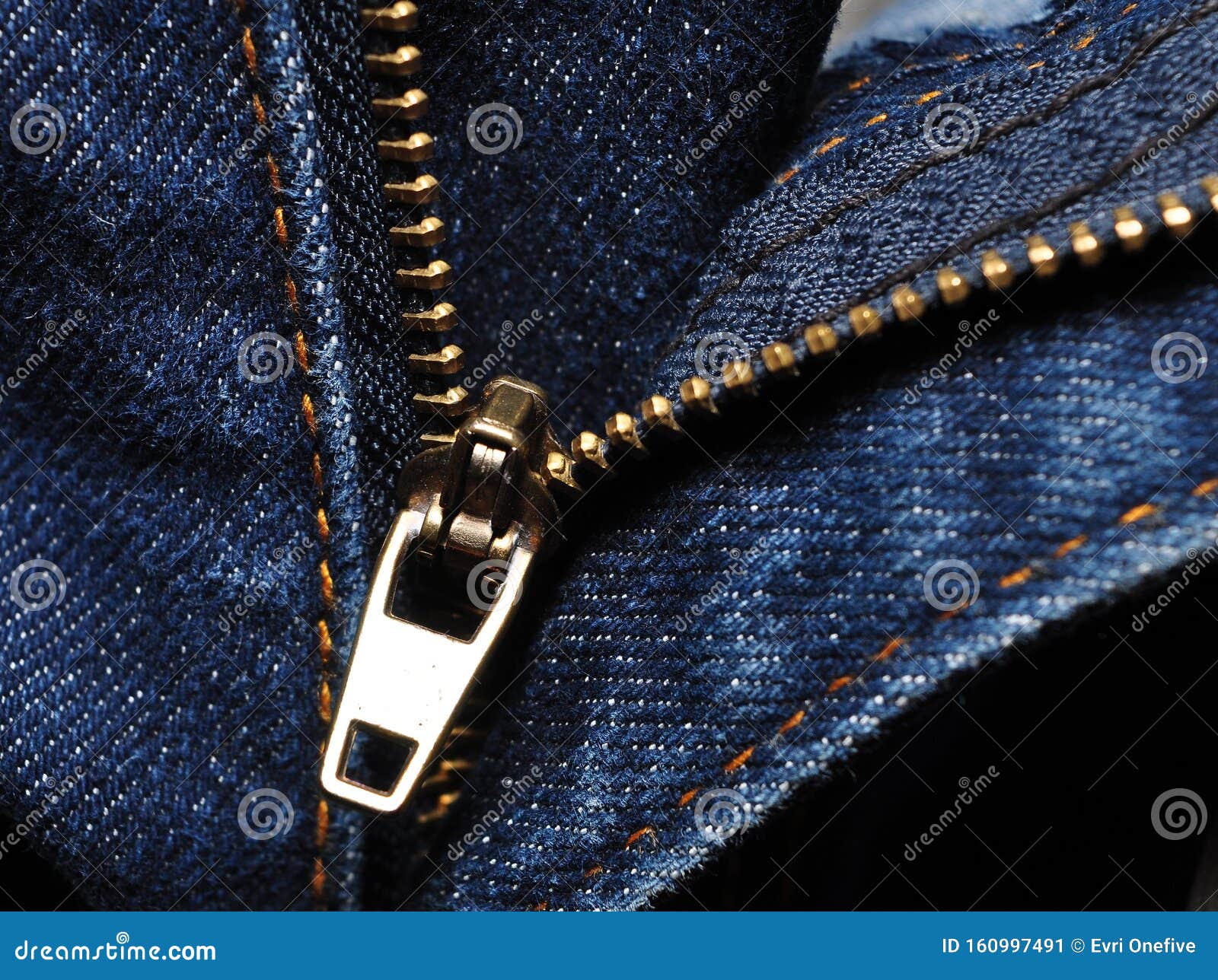 Close Up of Metal Zipper on the Jeans Stock Image - Image of bikini ...