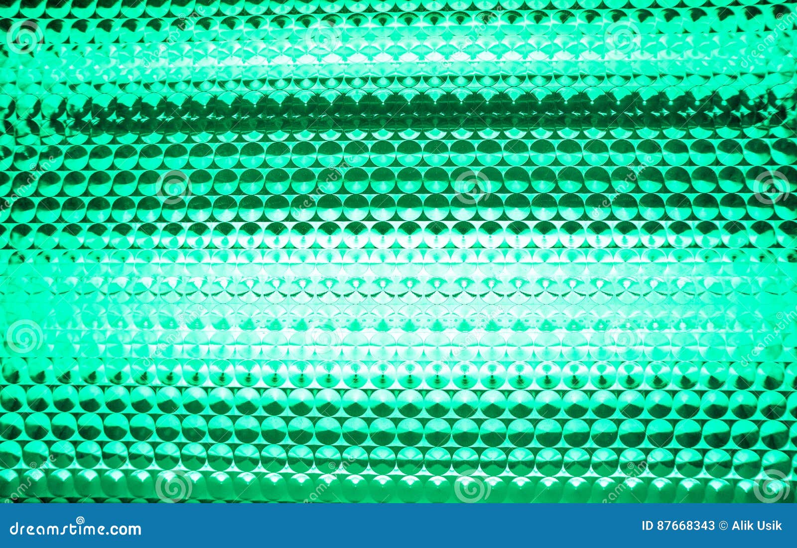 close-up of movie illuminant against black background