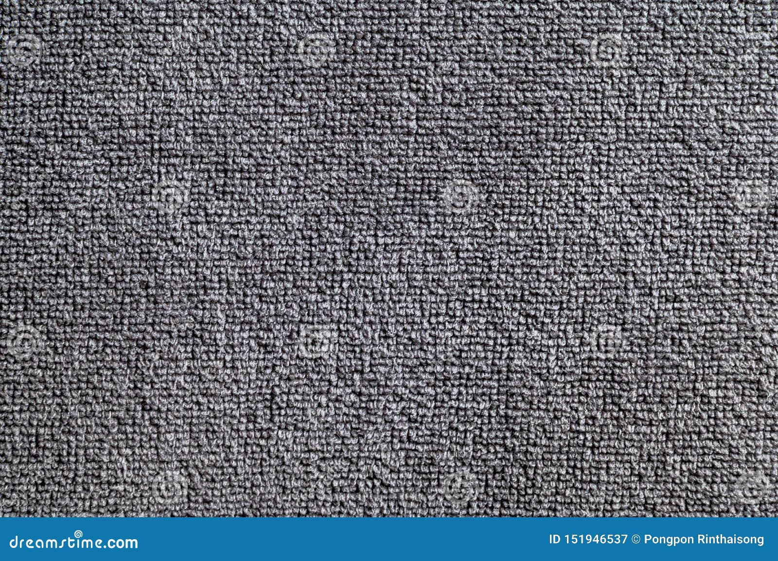 close-up nano textile texture of gray towel