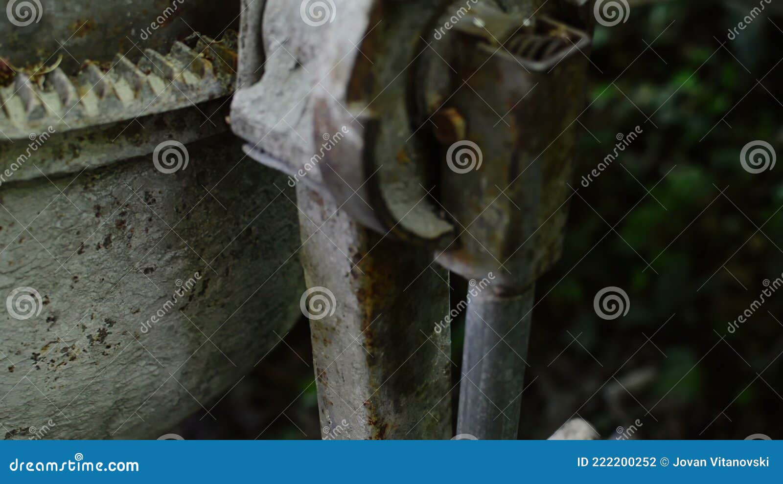 Close Up of Old Rusty and Dirty Cement Mixer Stock Photo Image of