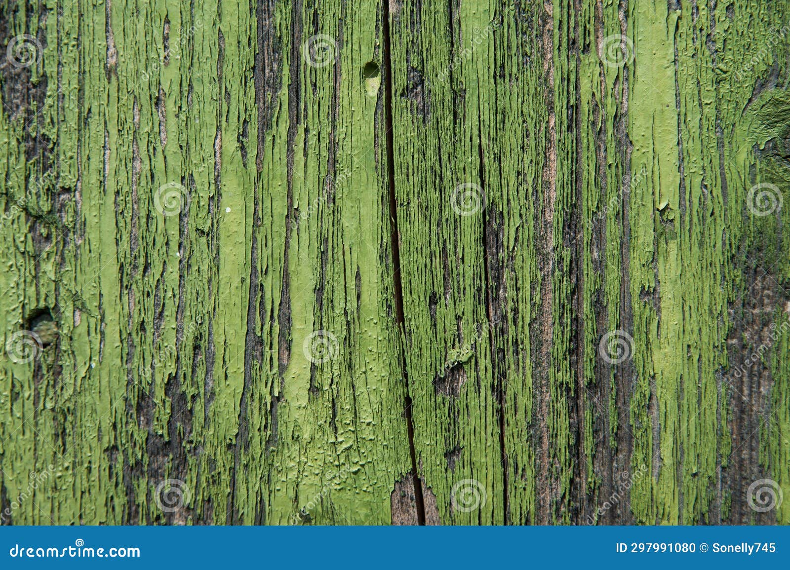 Close Up Old Texture Wooden Green Background. Stock Photo Image of