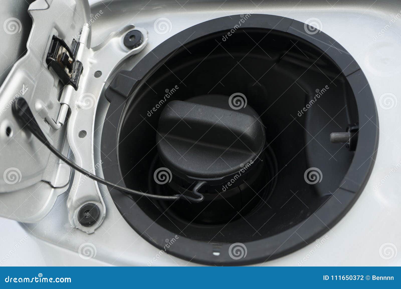 Close Up of Open Hatch of the Car Gas Tank Stock Photo Image of gasoline, diesel 111650372