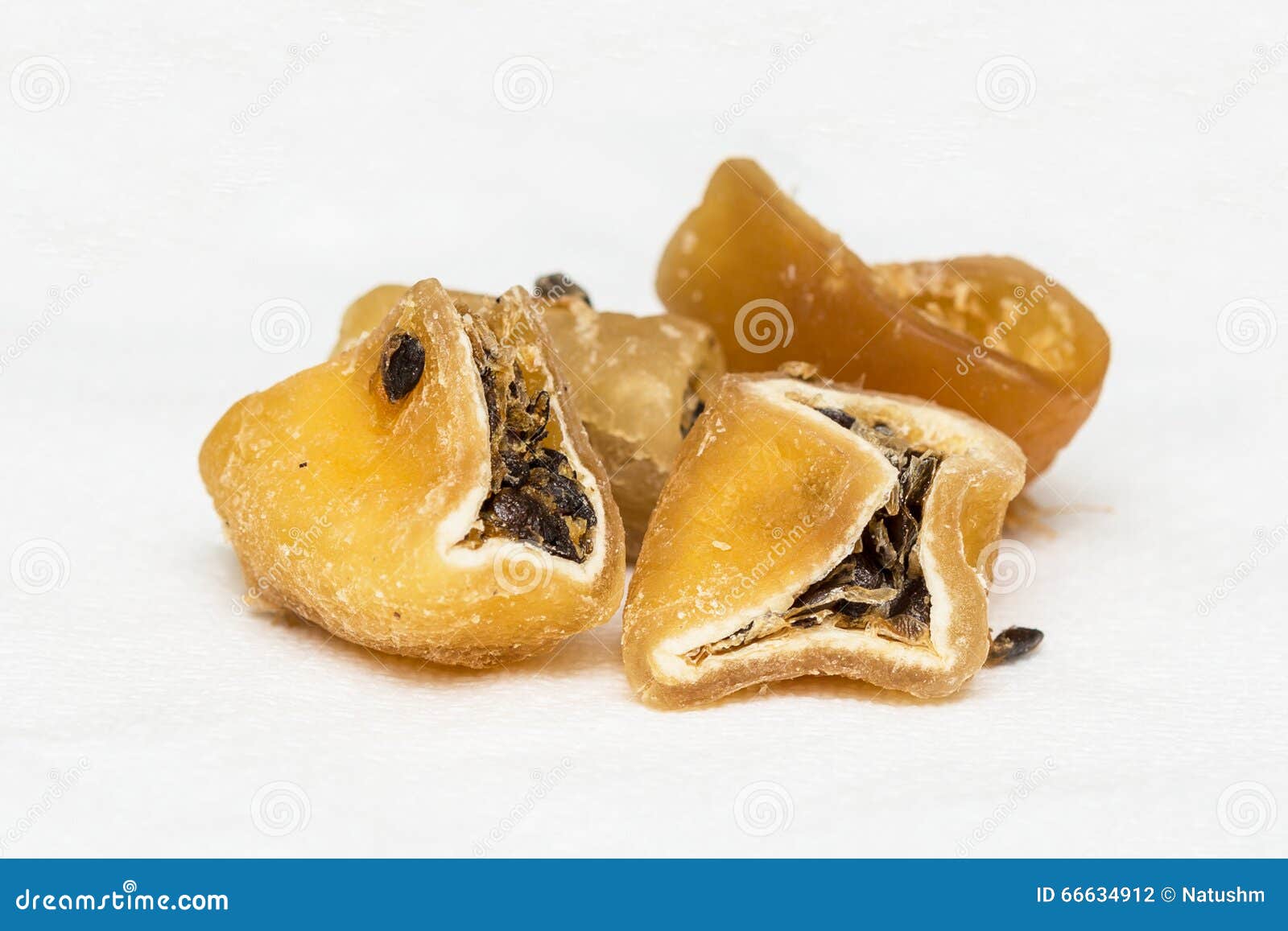 Closeup of Passion Fruit Dried, Sugarcoated Stock Photo Image of