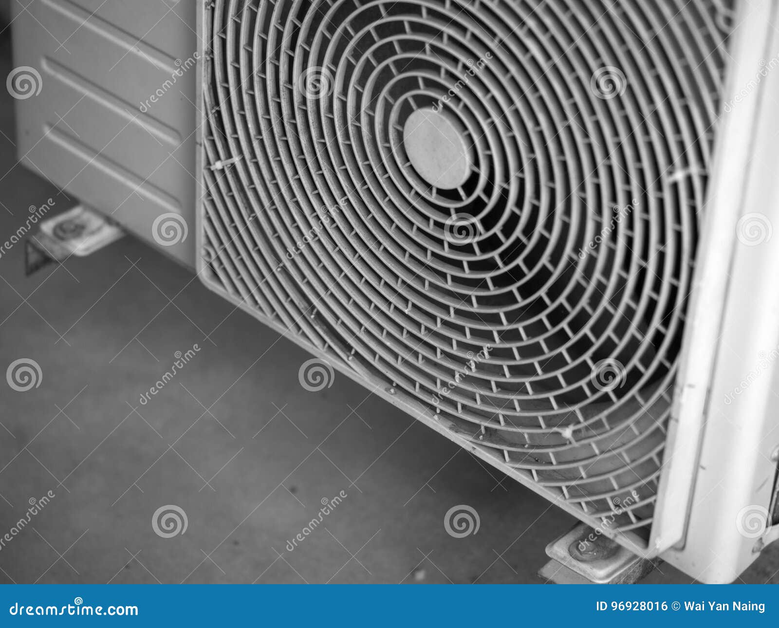 CLOSEUP PATTERN of AIR COMPRESSOR SAFETY GUARD Stock Photo Image of conditioner, color 96928016