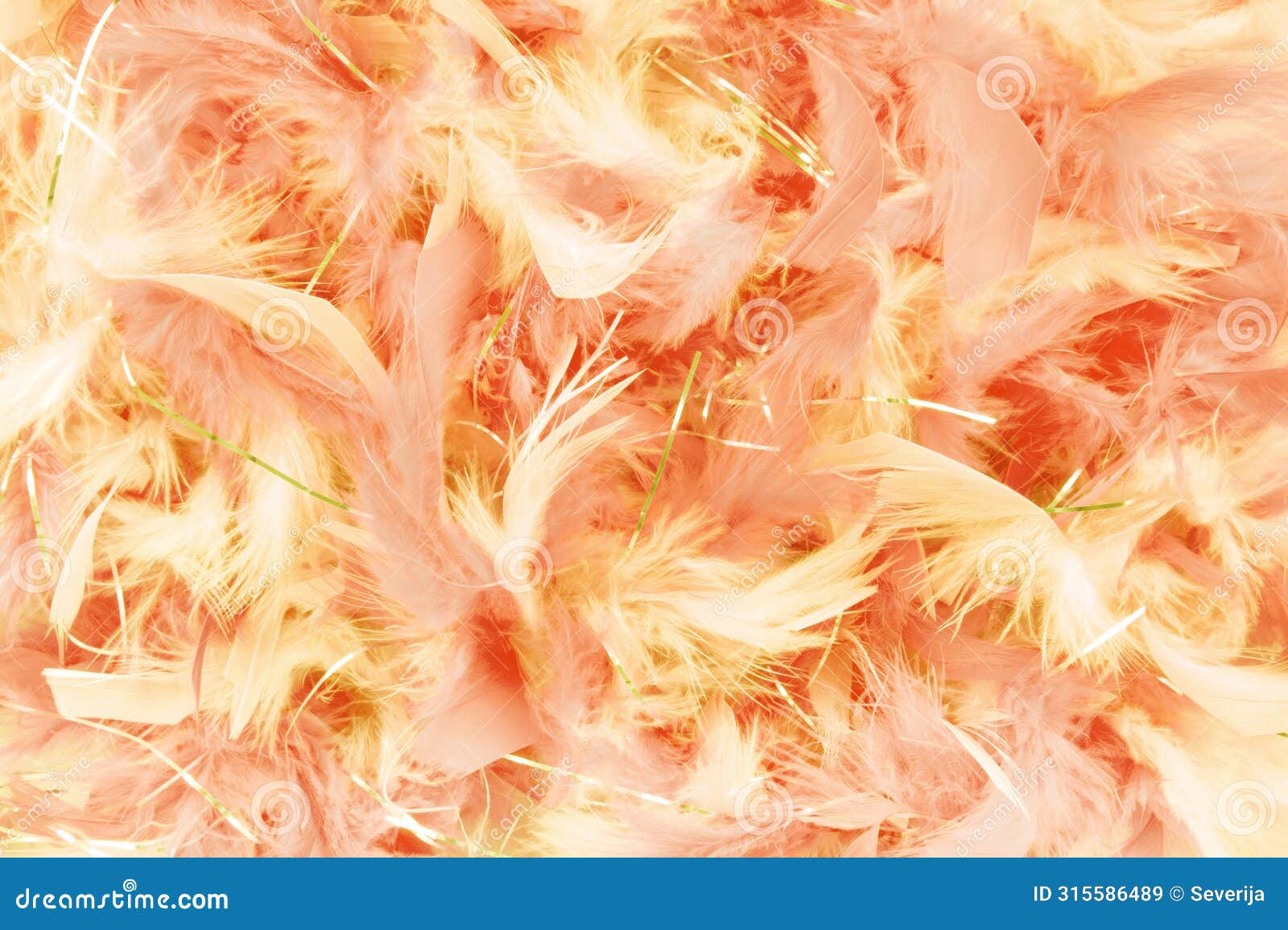 the peach tones feather party background