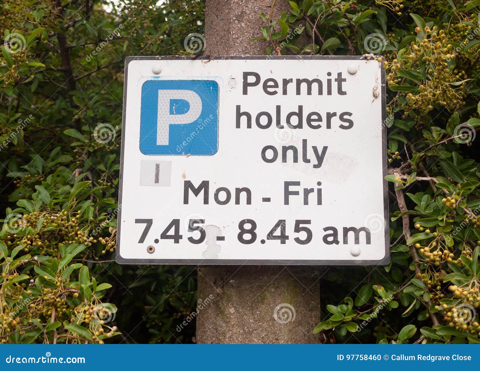 Parking For Permit Holders Only