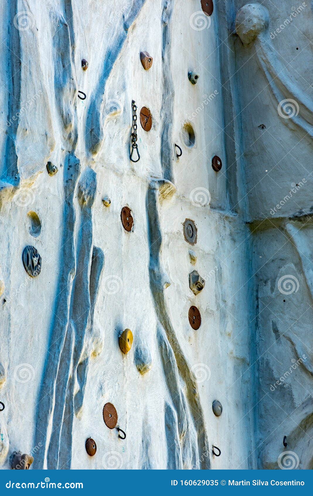 close up photo of a rock climbing wall.