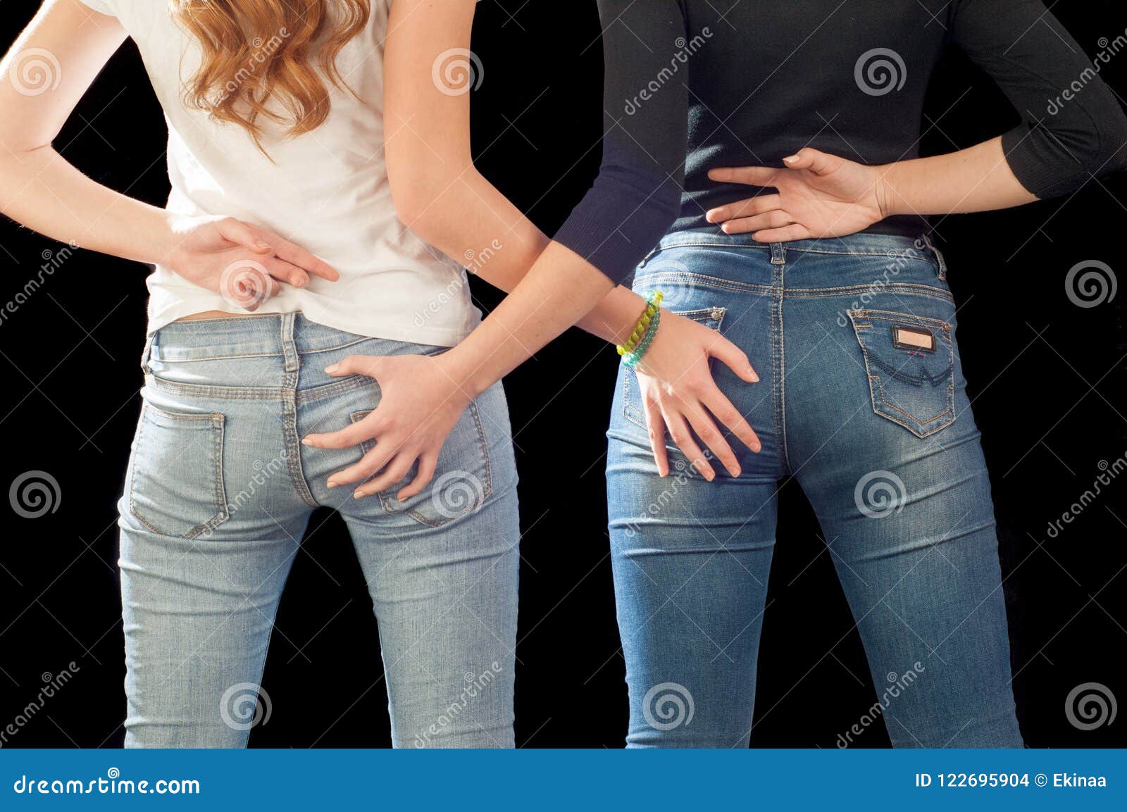 Lesbian Hand In Pants