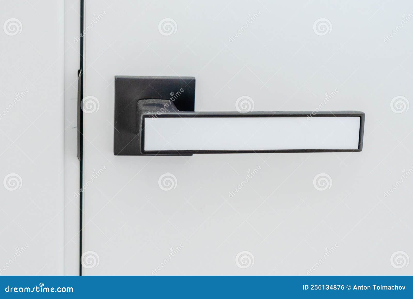 Close Up Photo of a White Interior Door Handle Stock Photo Image of comfortable, doorway