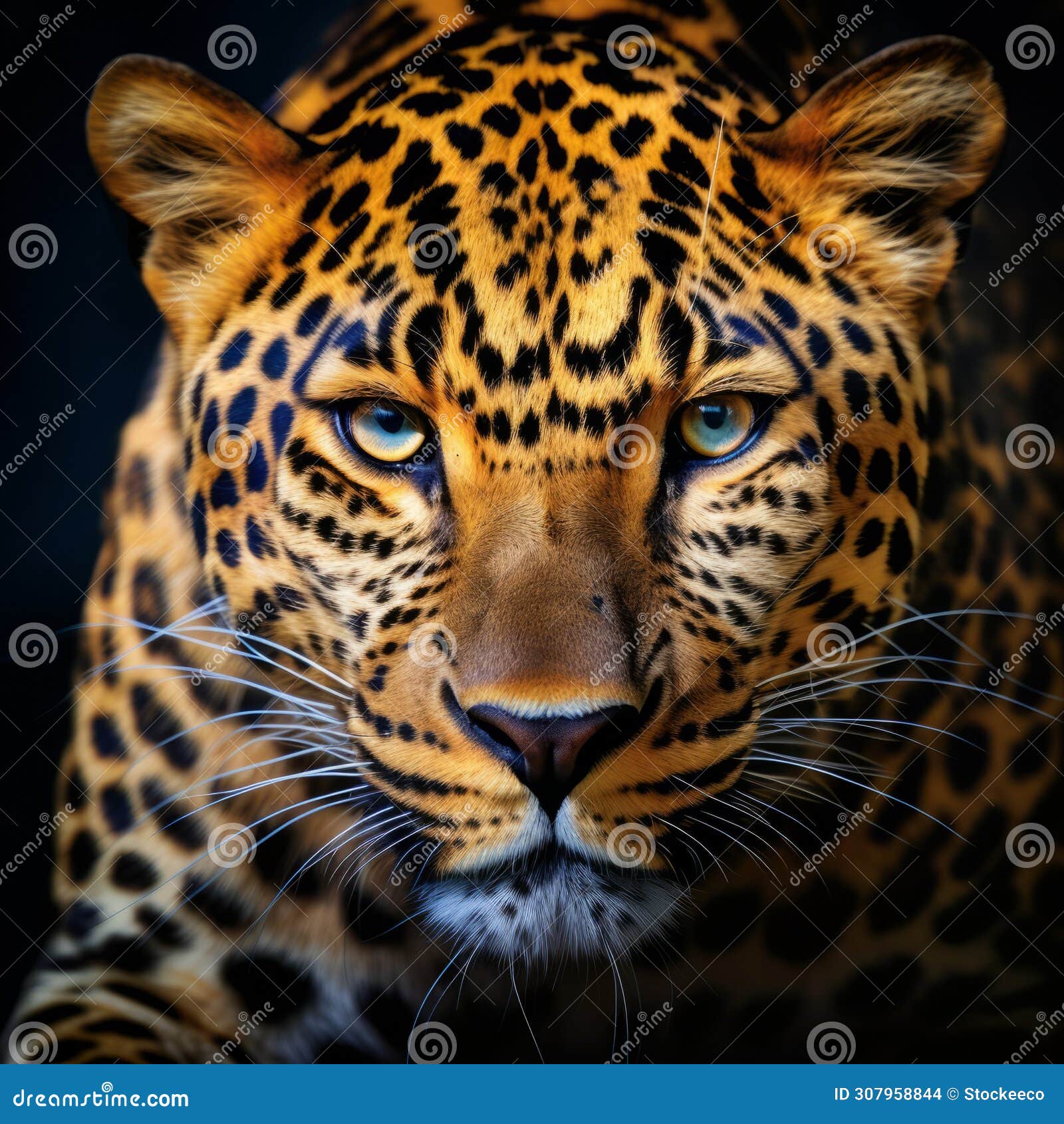 vibrant leopard print image in stunning 8k resolution