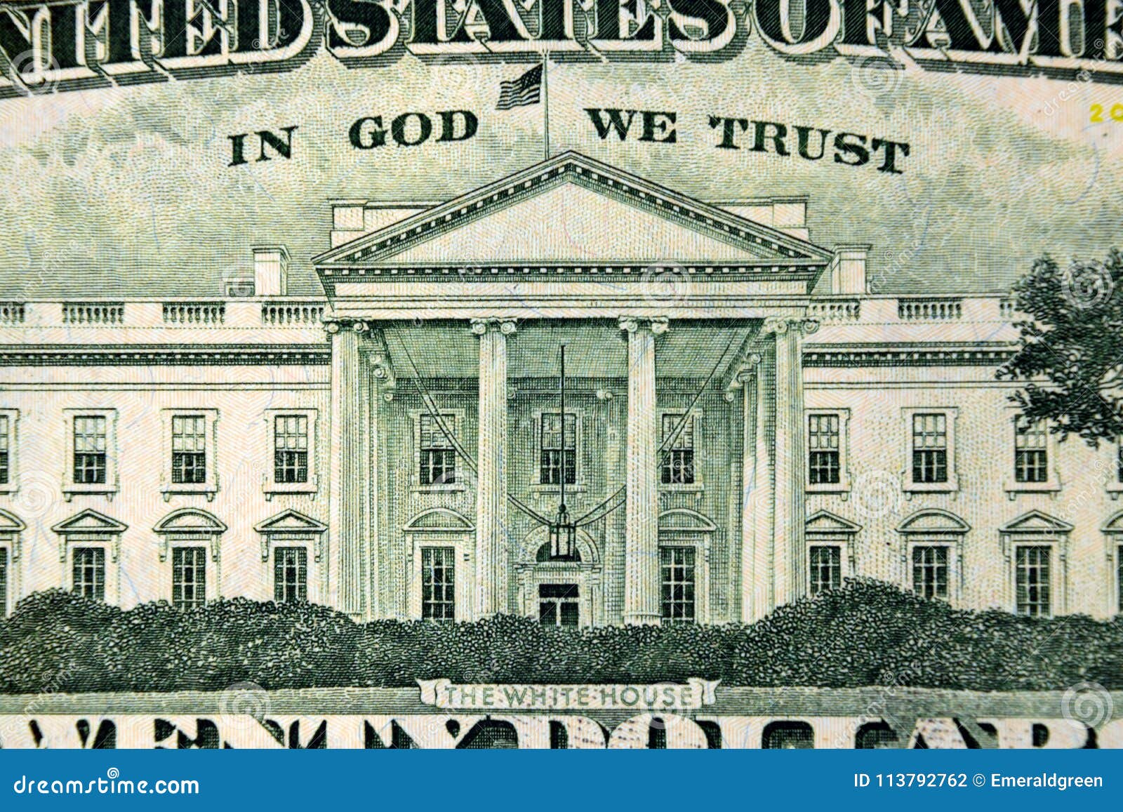 Dollar White House stock photo. Image of trust, note 113792762