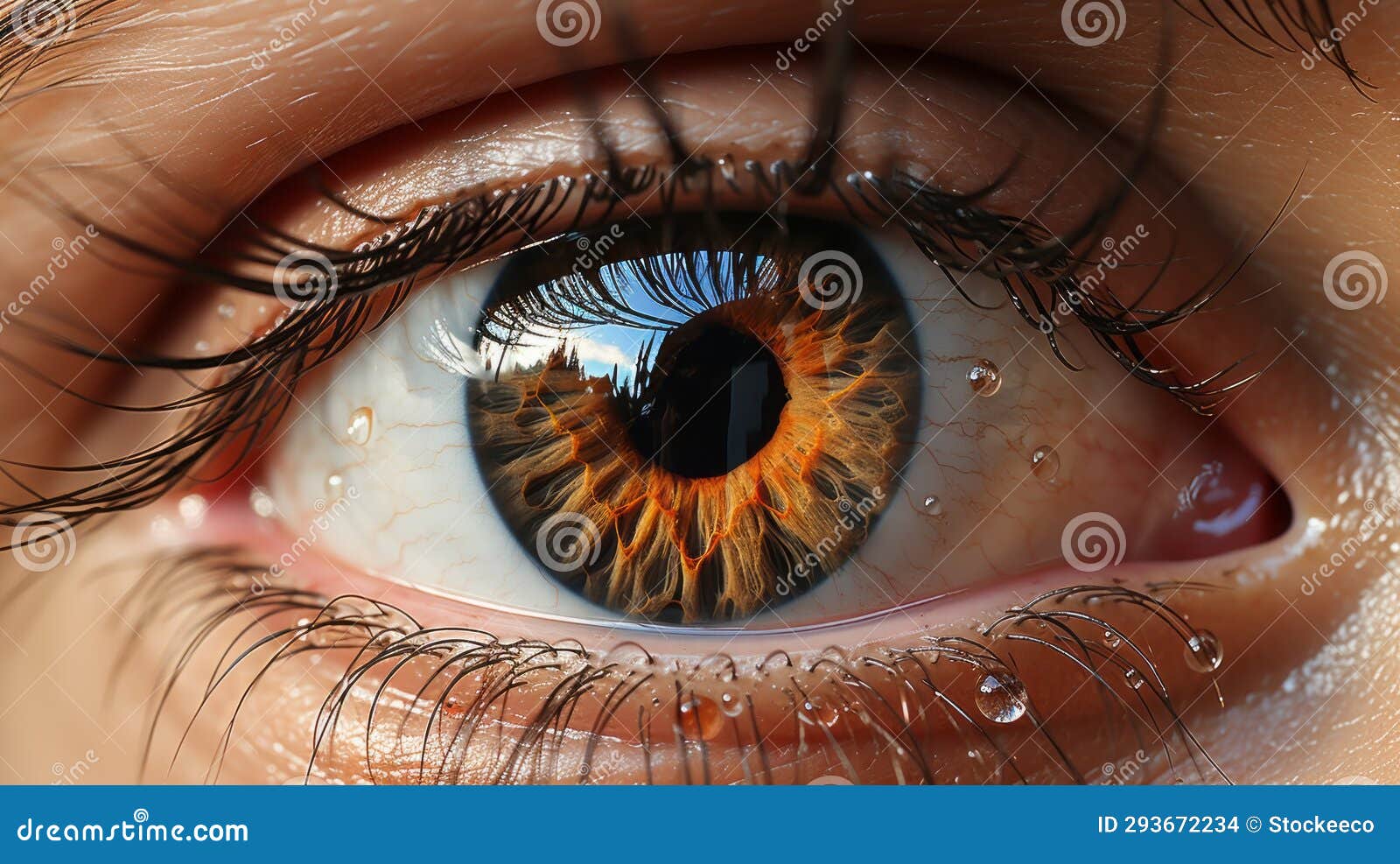 scared eyes: hyperrealistic portraitures of beautifully detailed eye
