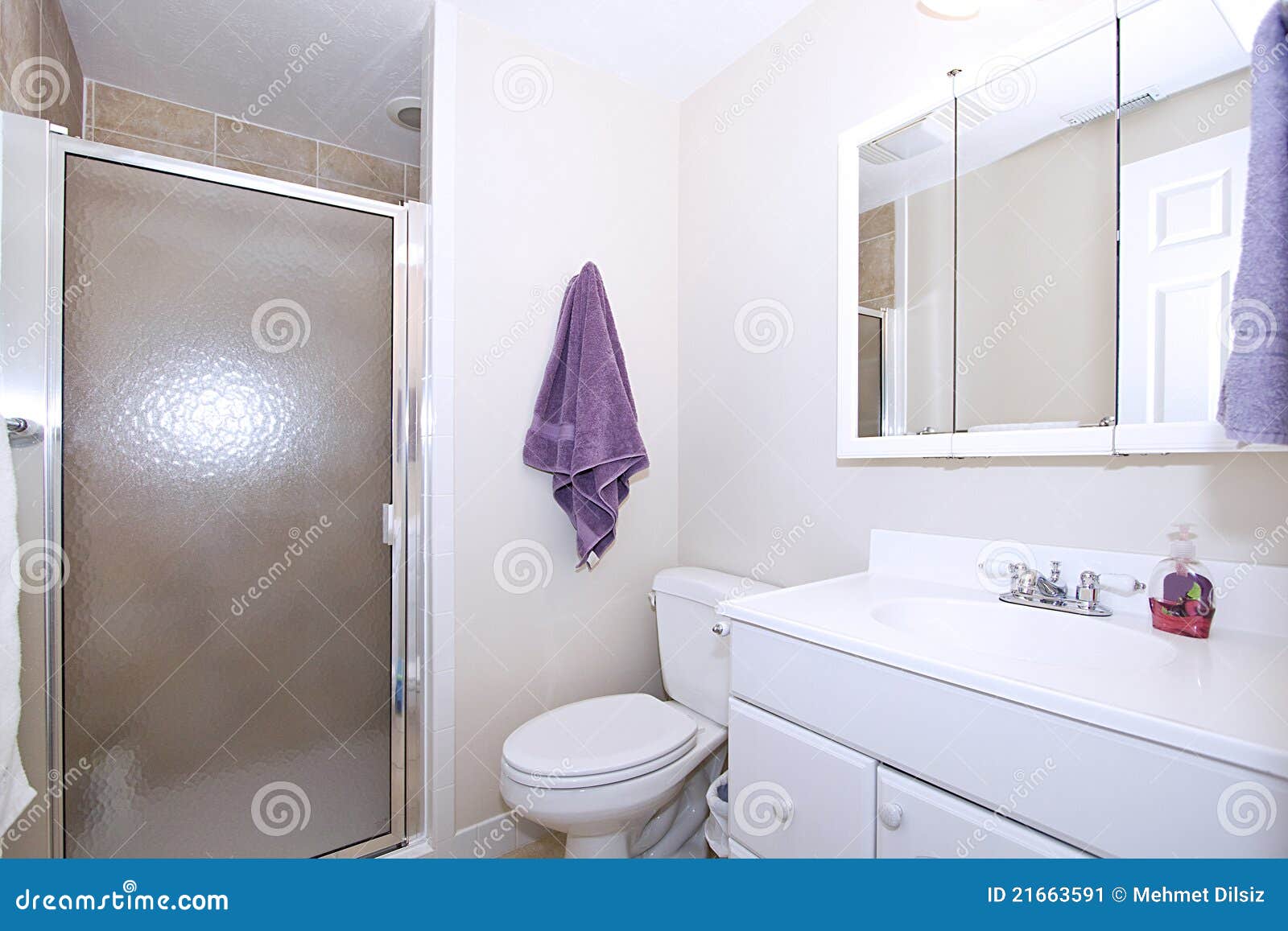 Close Up Picture of a Bathroom Interior Stock Image Image of house