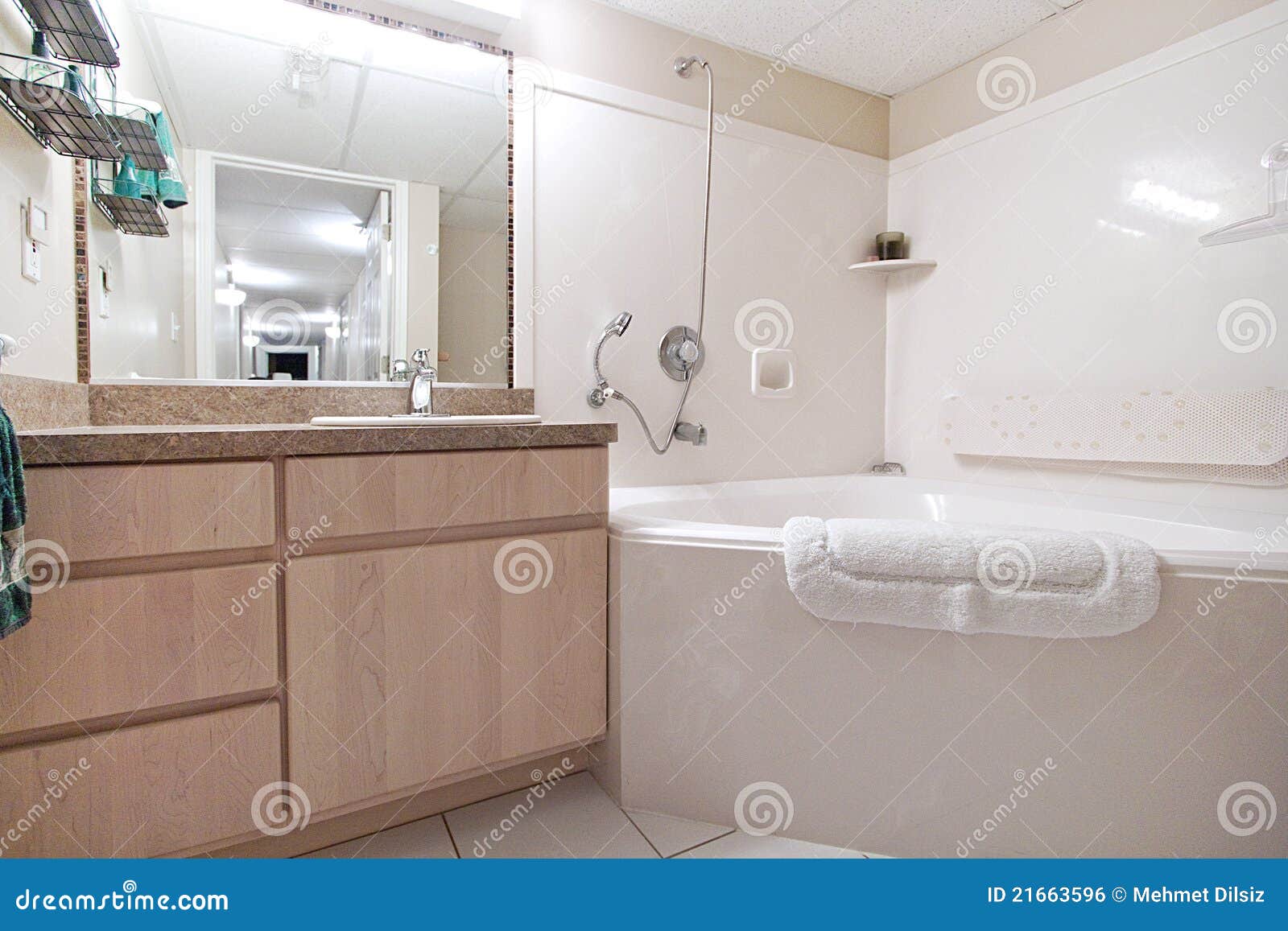 Close Up Picture of a Bathroom Interior Stock Photo Image of door