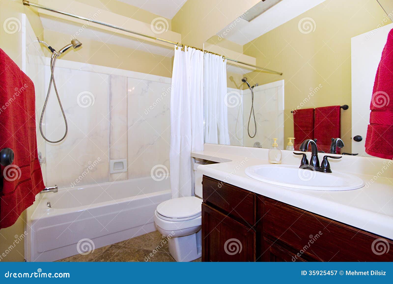 Close Up Picture of a Bathroom Interior Stock Image Image of bathtub