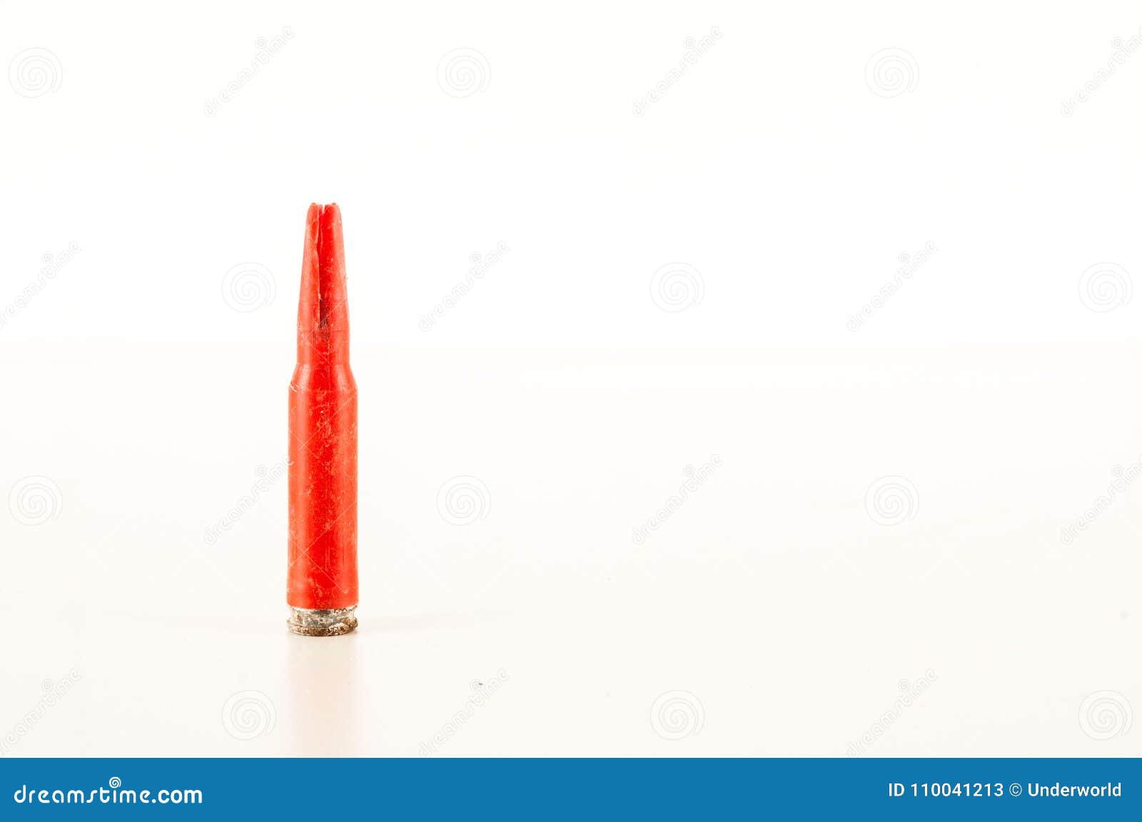 Closeup of plastic bullet stock image. Image of colored 110041213