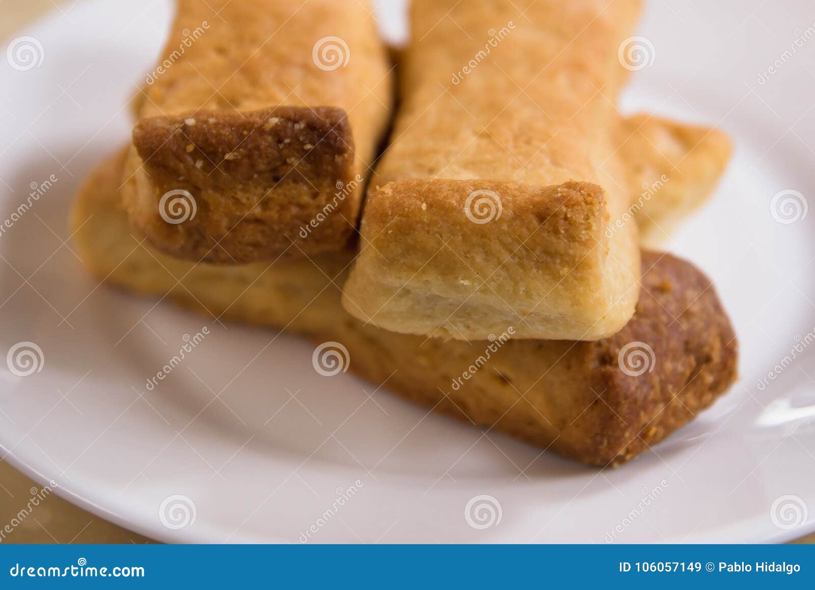 Close Up of a Plate of Bisquit Typical Andean Food Region, Sponge ...