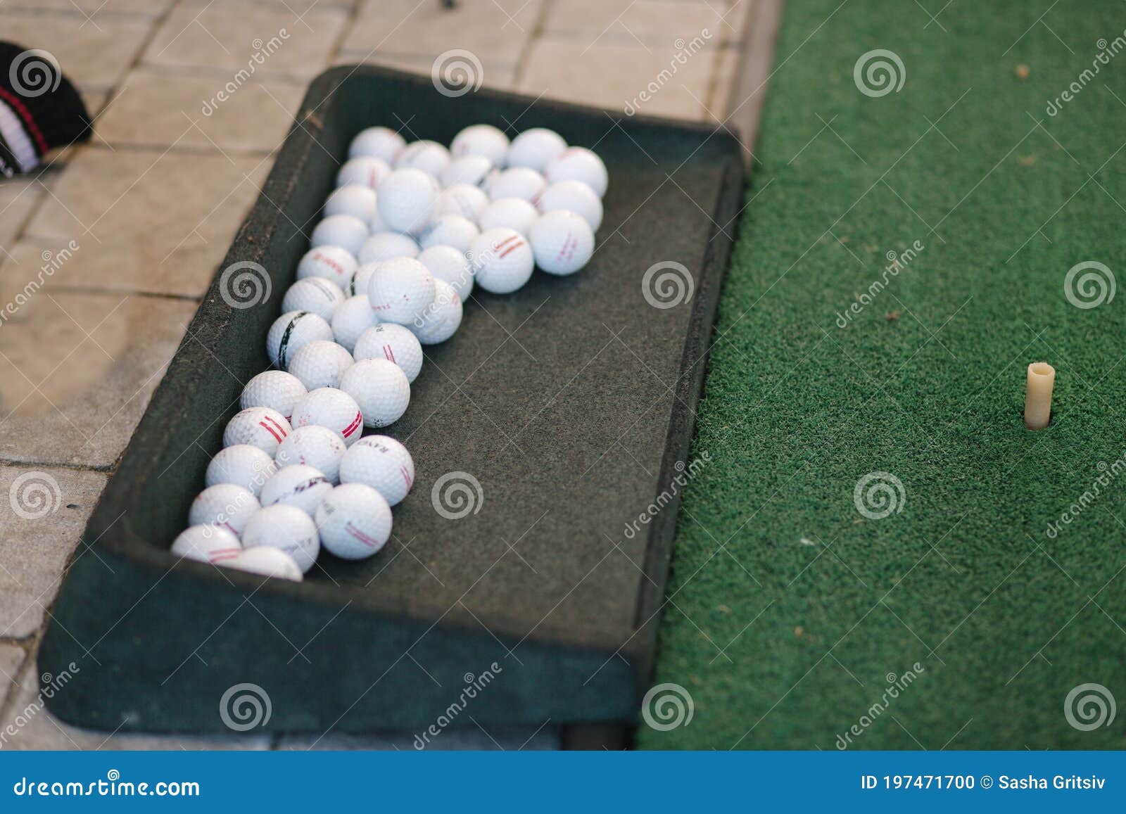 Close Up Playing Golf On Golf Course Concept Of Training Play Golf First Time Stock Photo Image Of Recreation Player
