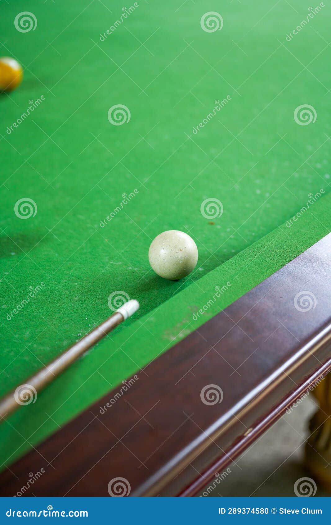 Closeup of a Pool Player Playing Pool Stock Photo Image of ball
