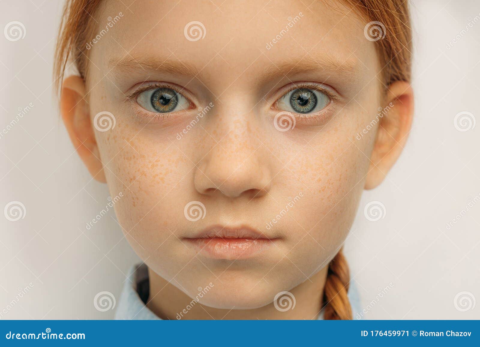 Close-up Portrait of Child with Big Blue Eyes and Red Hair Stock Image - Image of charming, lady: 176459971 Close-up Portrait of Child with Big Blue Eyes and Red Hair Stock Image - Image of charming, lady: 176459971