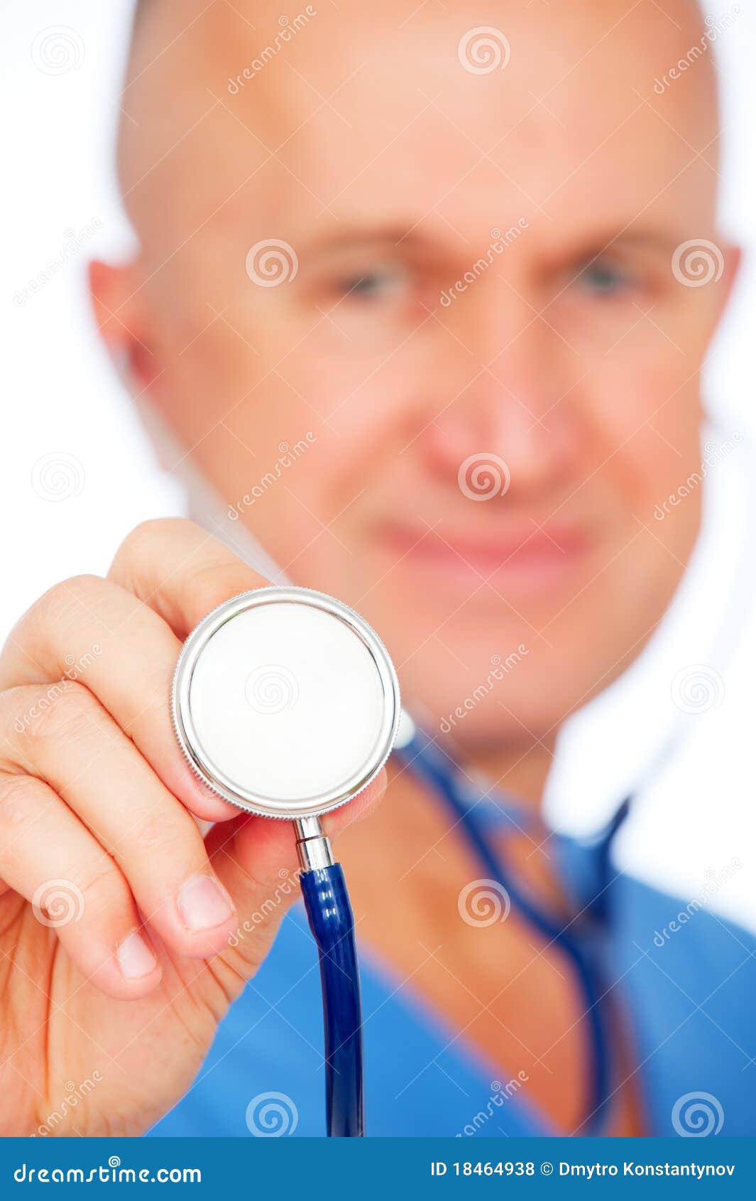 Closeup Portrait of Doctor with Stethoscope Stock Photo Image of