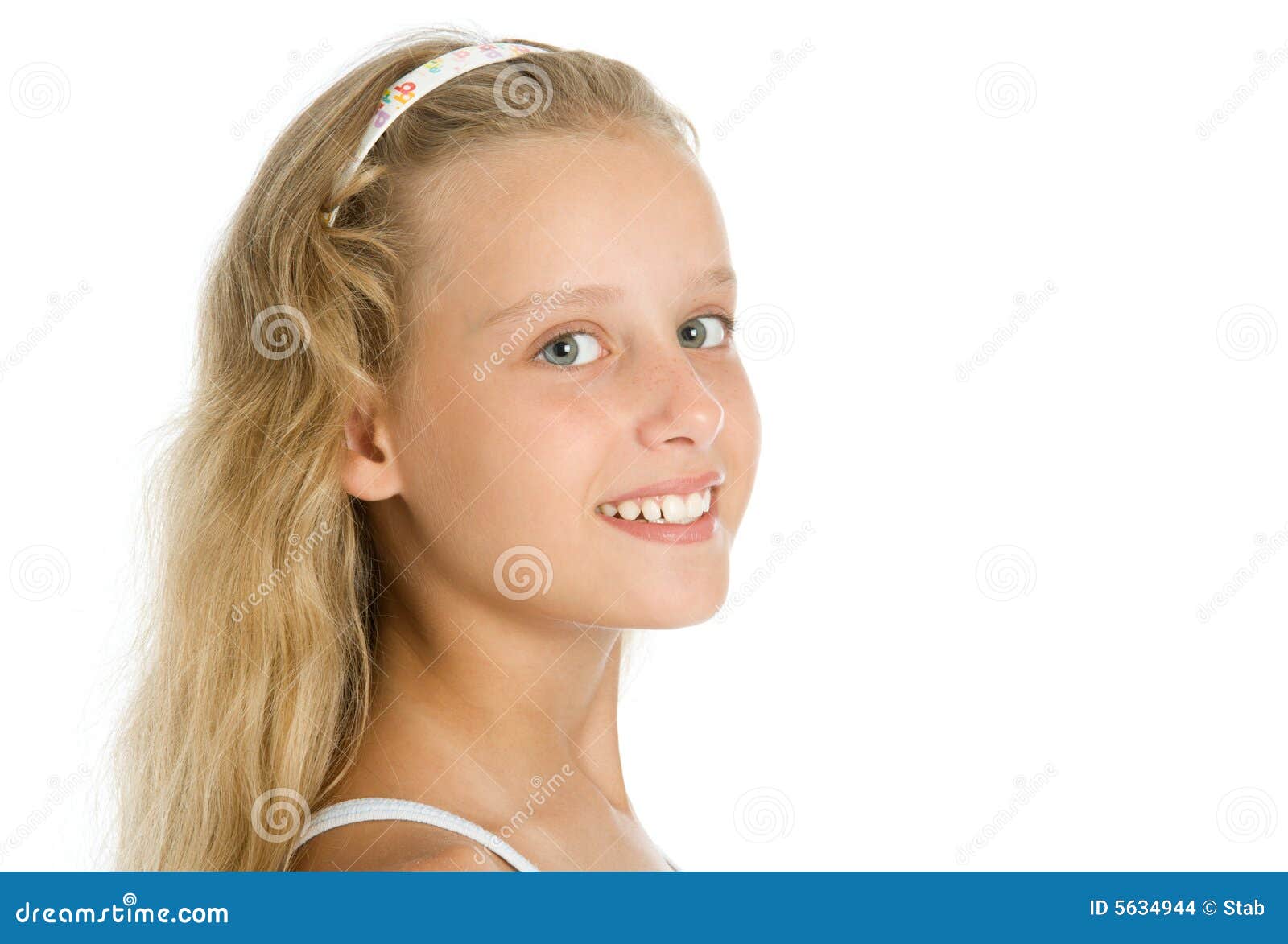 close-up portrait of pretty young girl