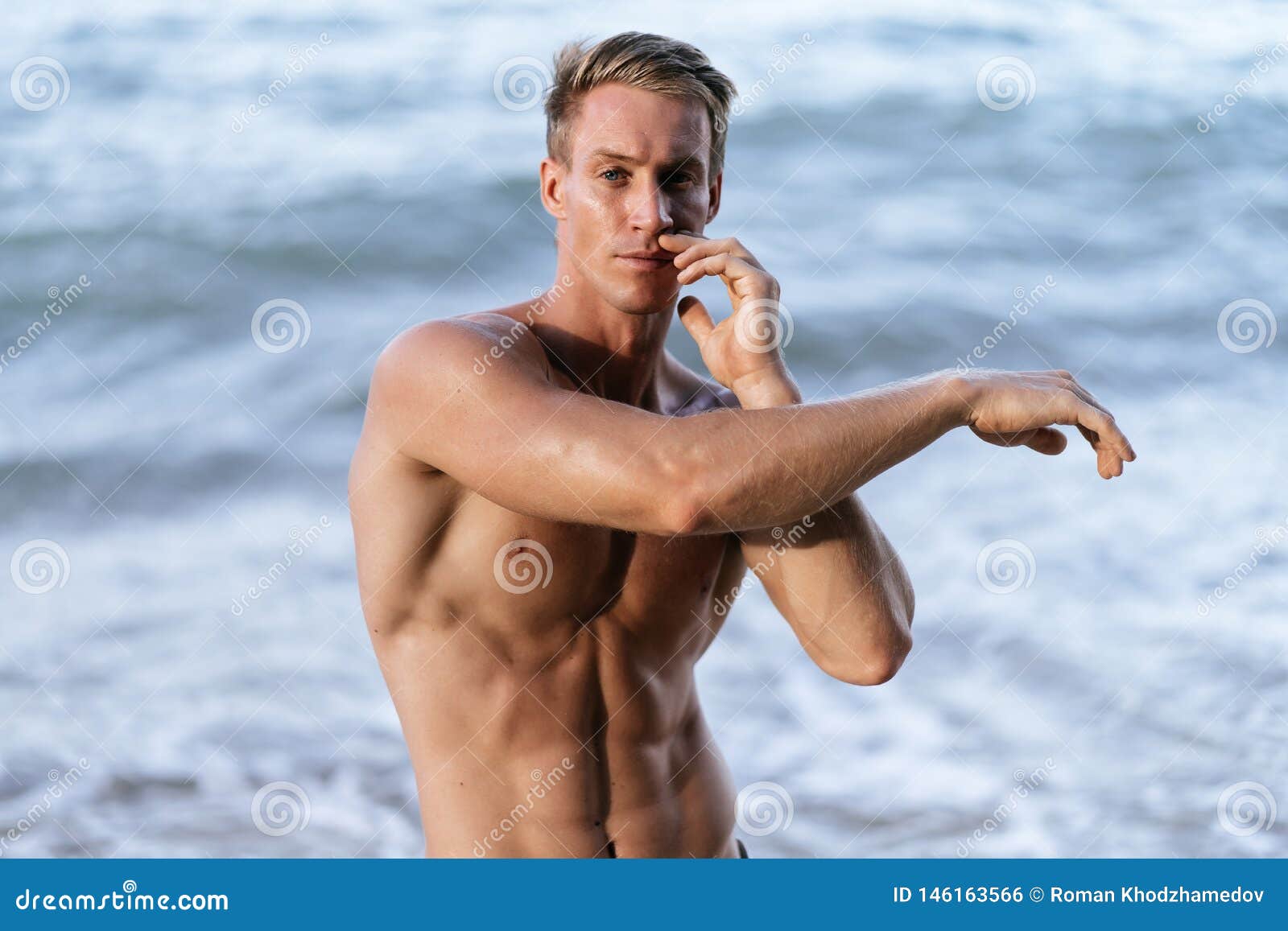 Naked Men At The Beach