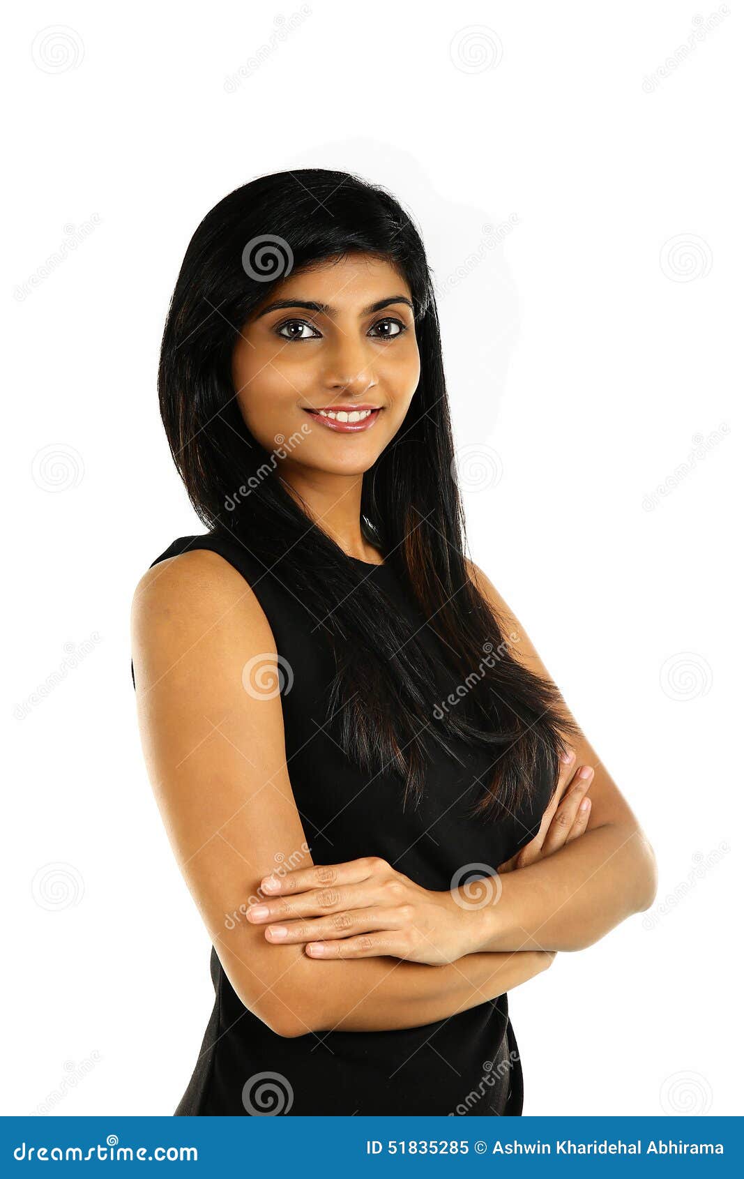 Sexy Indian Businesswoman With Bra Portrait