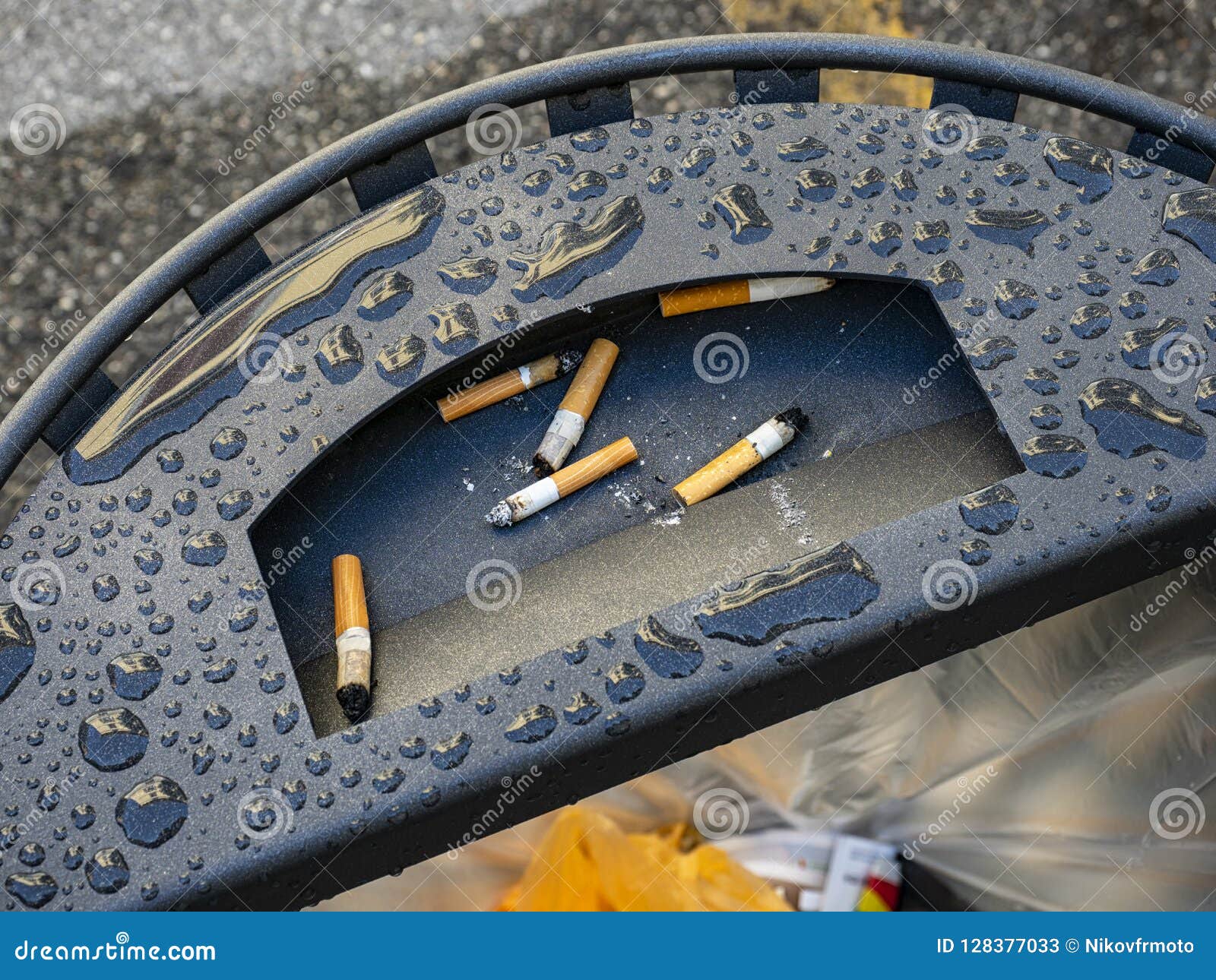 Cigarettes Disposal Close-up Stock Image - Image of cigarettes, ashtray ...