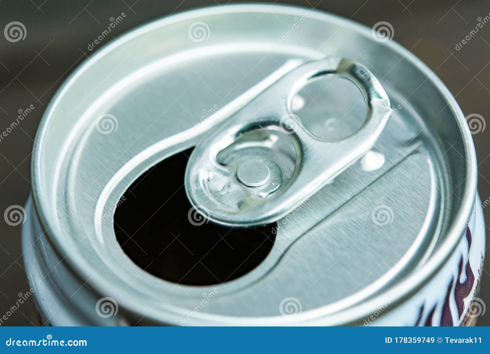 Close Up Ring Pull Tab Aluminum of Cans Stock Image Image of recycle