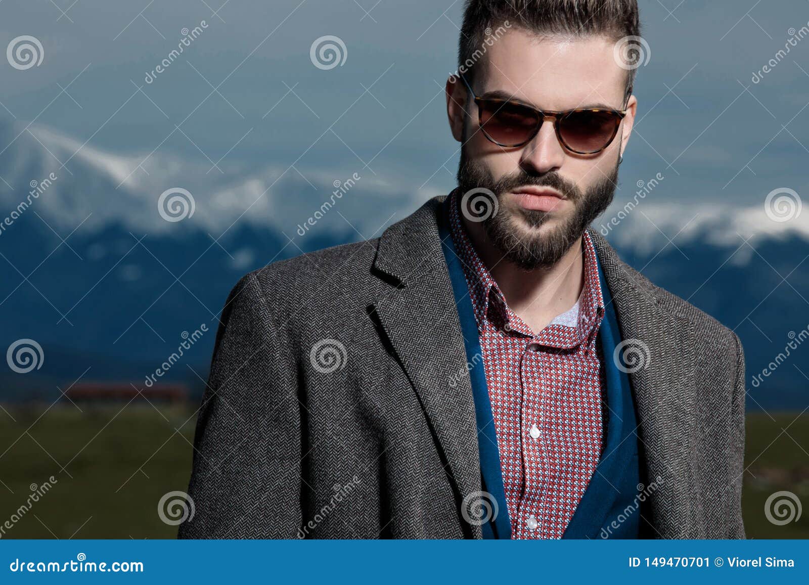 Close Up of Serious Looking Man Staring To the Camera Stock Image ...
