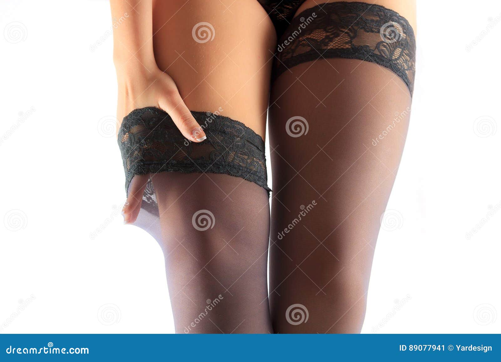 Her Black Stockings