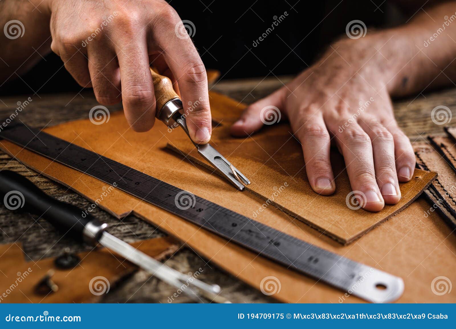 Leather crafting tools Stock Photo by ©haveseen 32094601