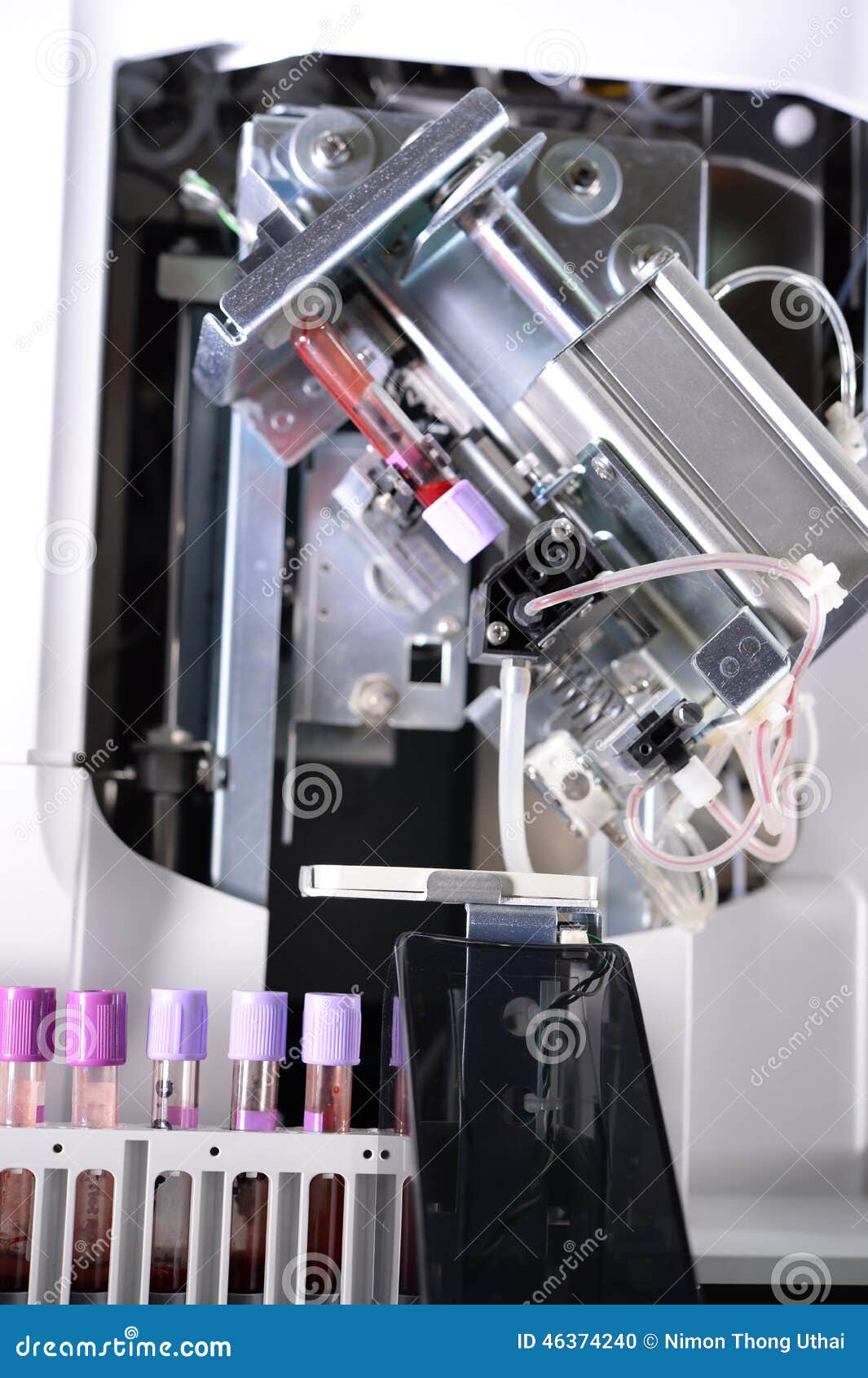 Close Up Shot of Blood Test Machine Stock Photo Image of blood
