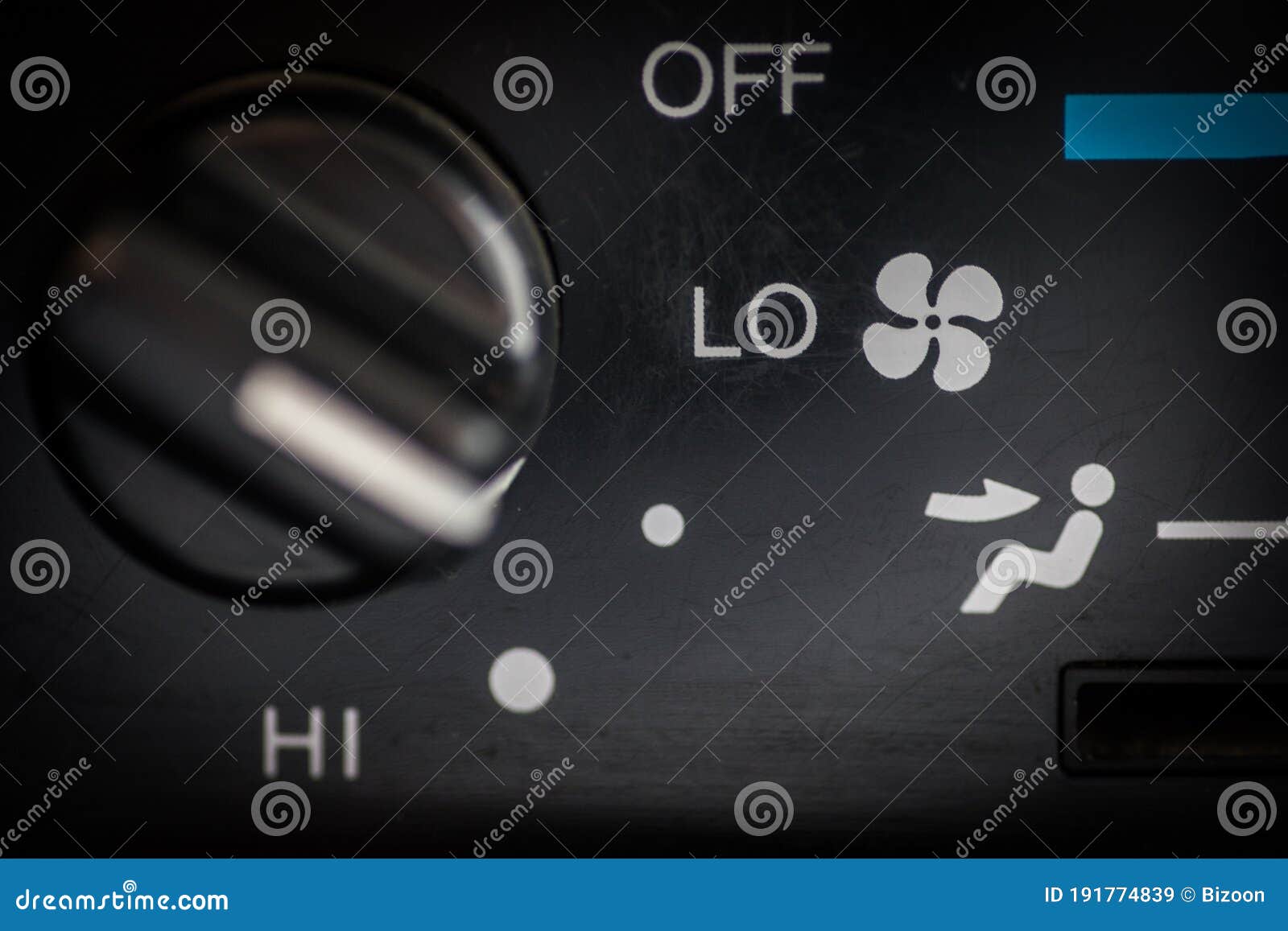 Car Ventilation System Button Stock Image Image of vehicle, condition