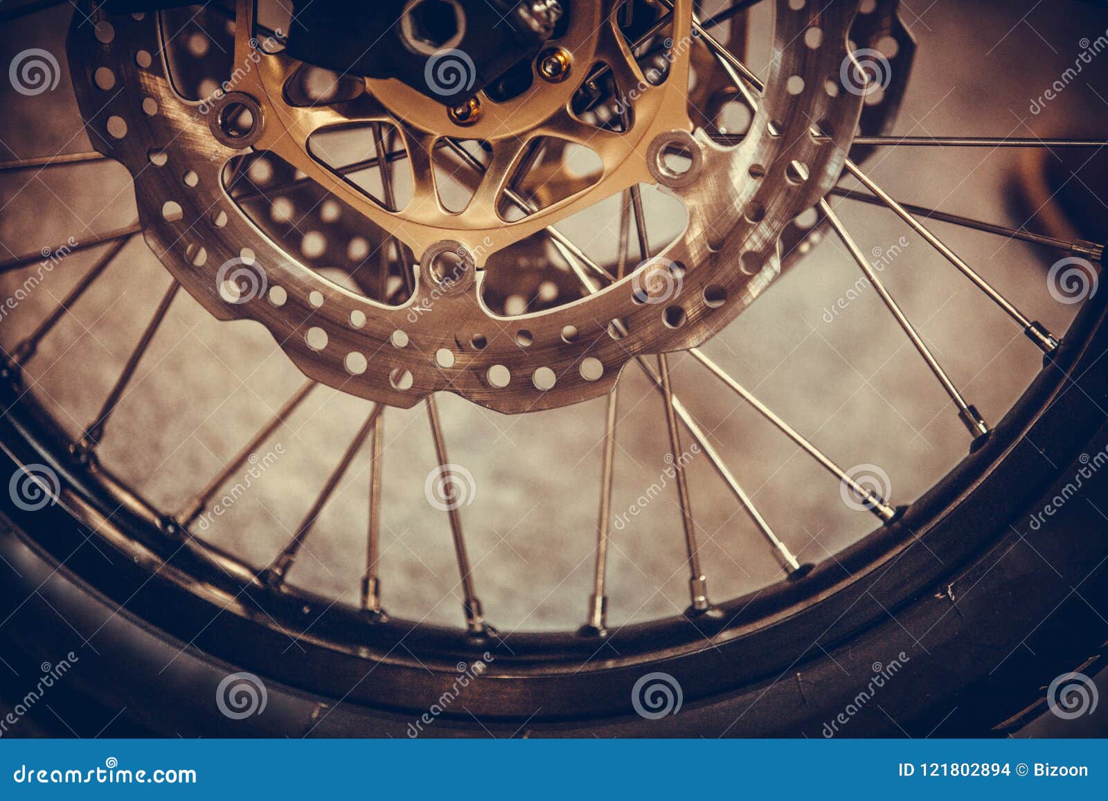 Motorcycle Double Disk Brake Stock Photo Image of technology