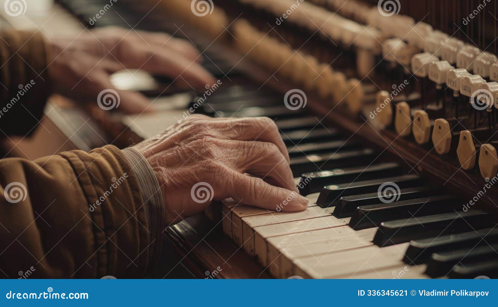 a close-up shot of someone playing the piano, suitable for music-related content