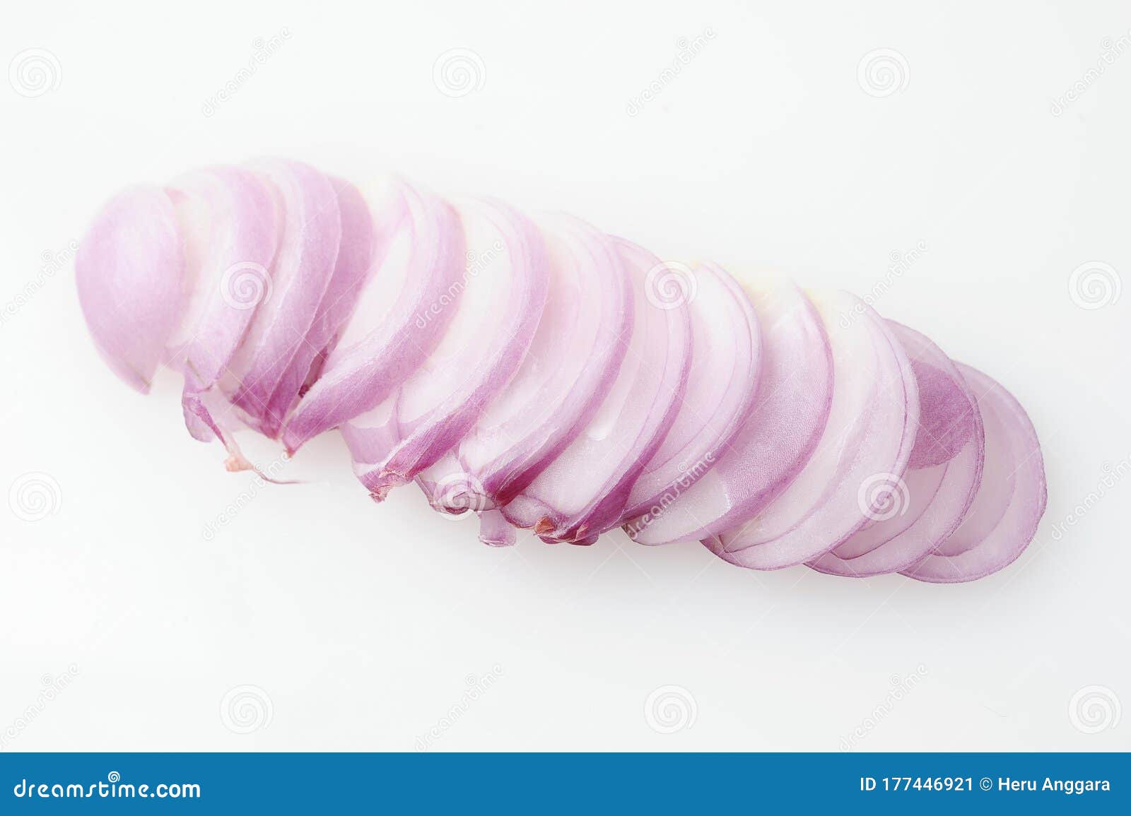 Close Up of Shallots or Red Spanish Onion Stock Image - Image of