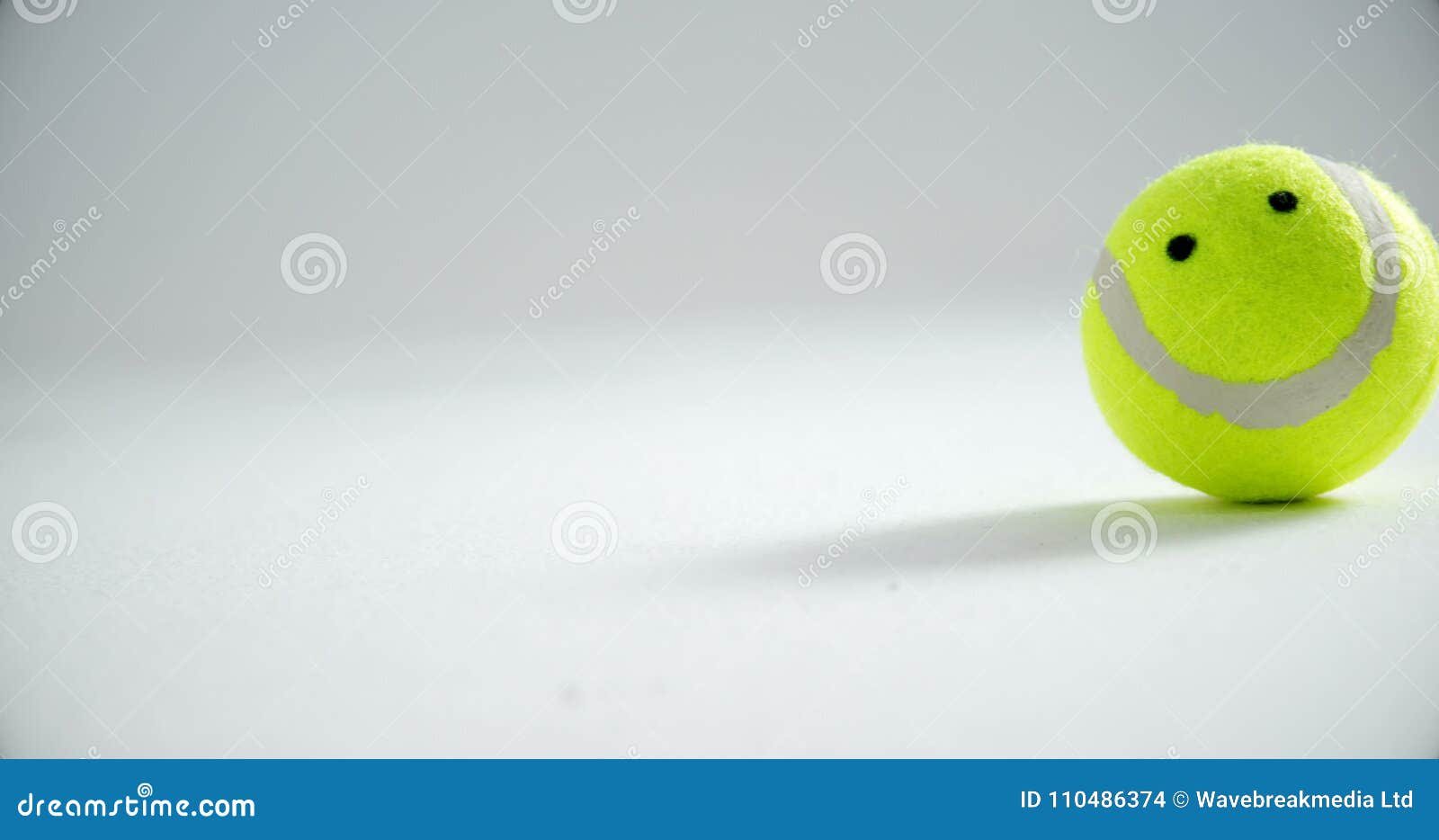 Smiley Face on Tennis Ball 4k Stock Footage Video of definition