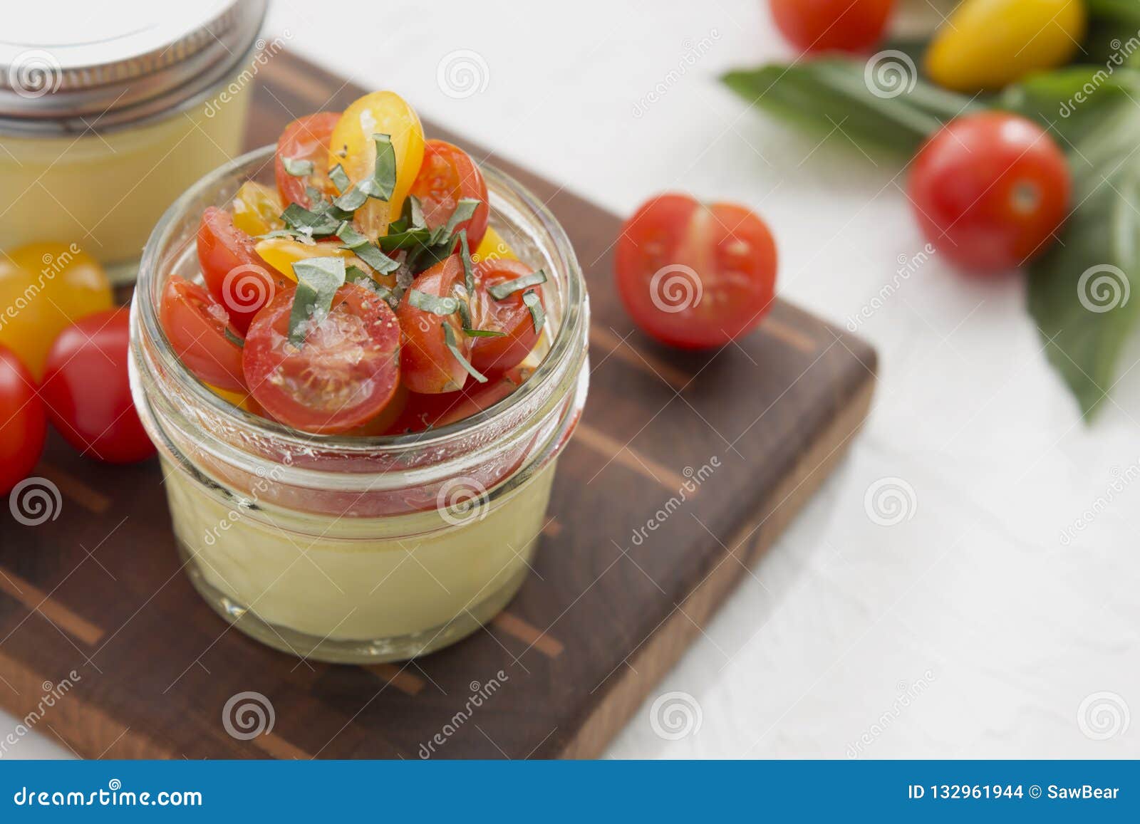 Closeup Sous Vide Egg Bite Stock Photo Image of garnish, appetizer