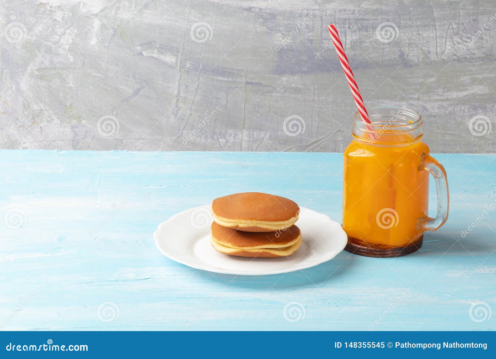 Stack Dorayaki Japanese Pancake Sandwich Stock Image Image of closeup