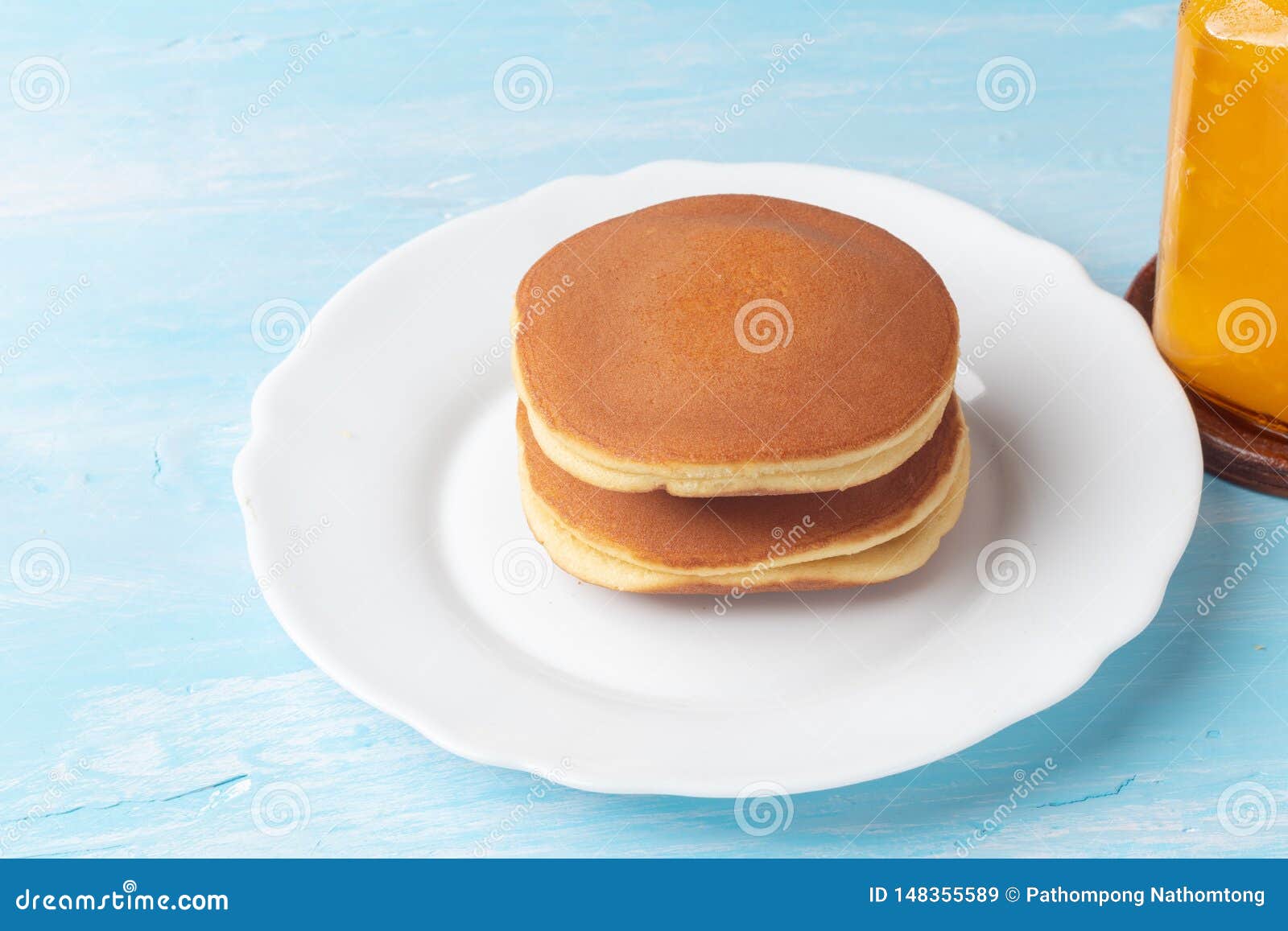 Stack Dorayaki Japanese Pancake Sandwich Stock Image Image of fresh