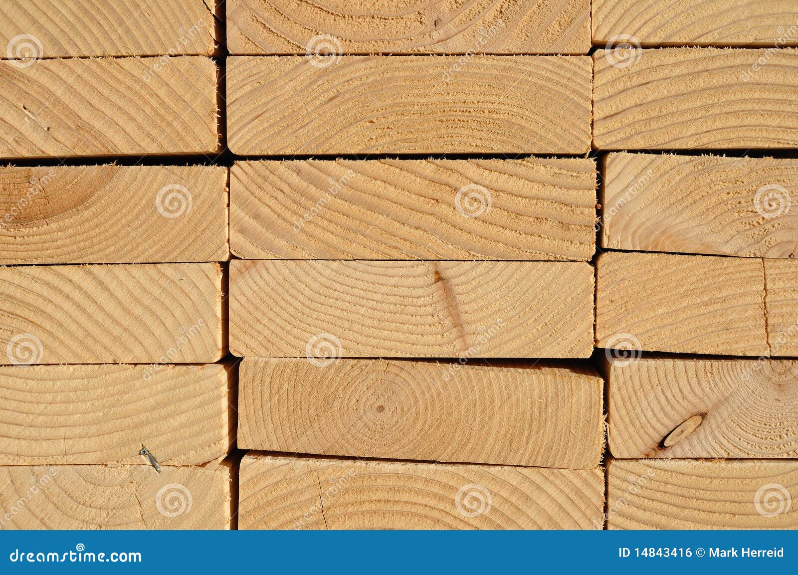 Closeup of Stacked Lumber stock photo. Image of background 14843416