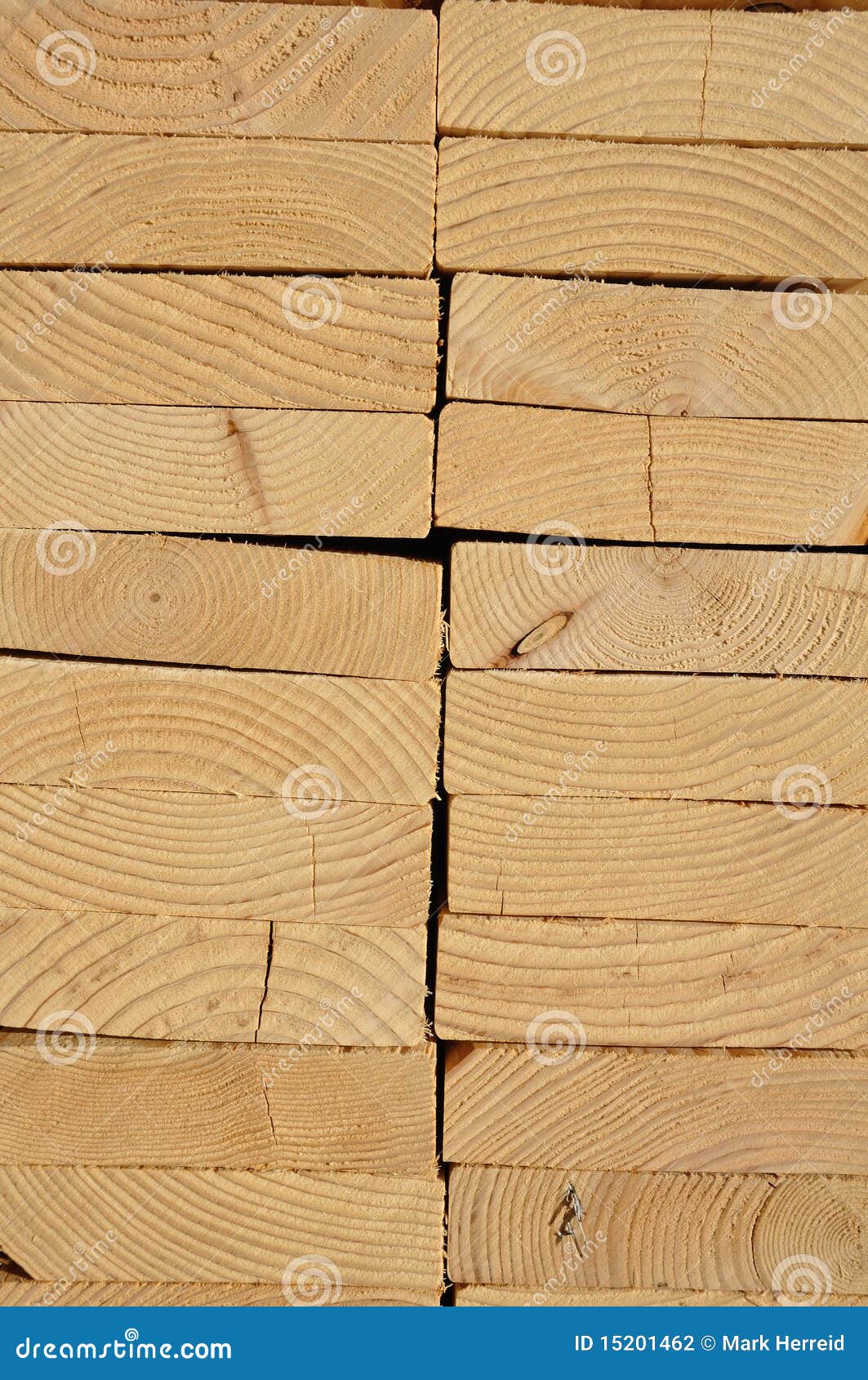 Closeup of Stacked Lumber stock photo. Image of vertical 15201462
