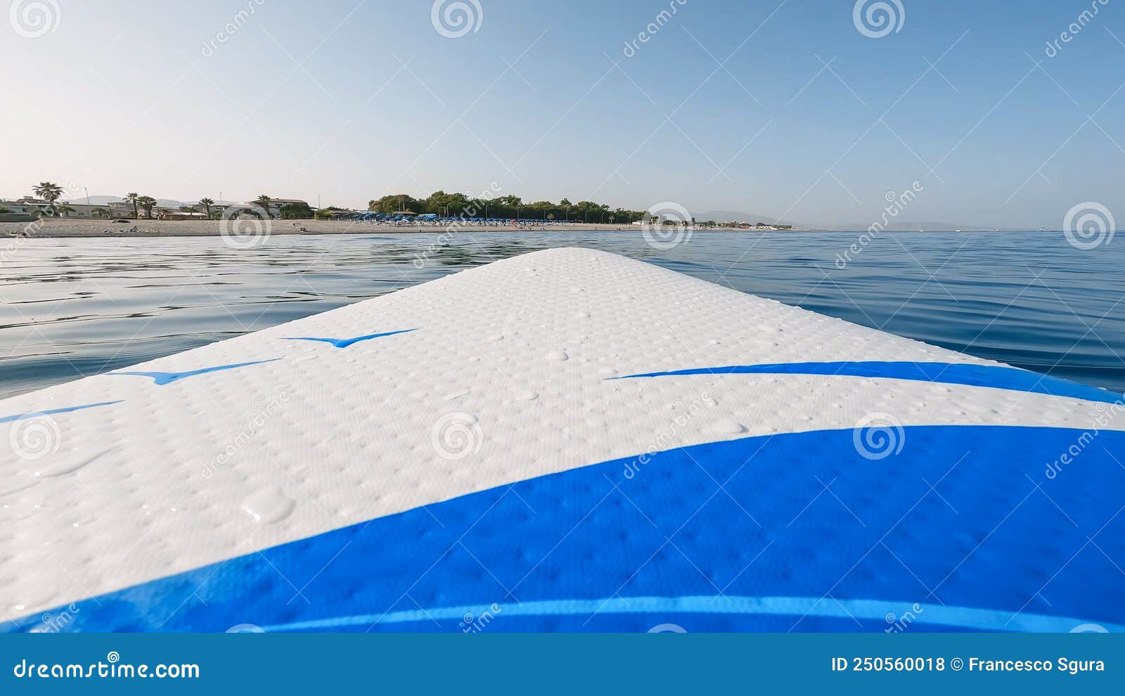 Stand Up Paddle Board in the Ocean Stock Photo Image of sport