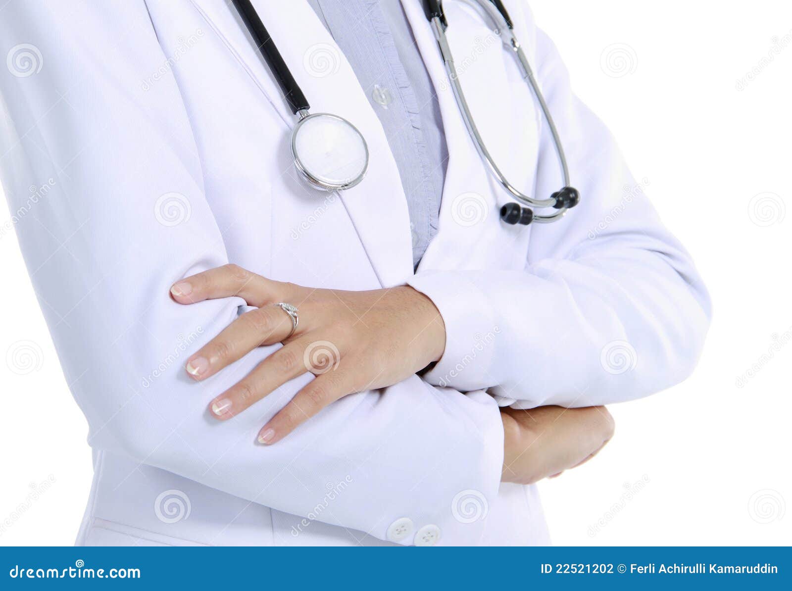 Closeup of Stethoscope and Medical Uniform Stock Photo Image of