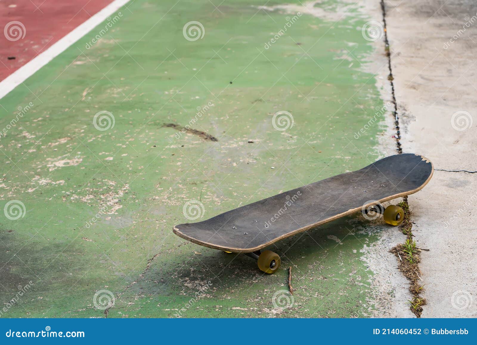 Close Up Surf Skate or Skateboard at Park Sunset Stock Photo Image of