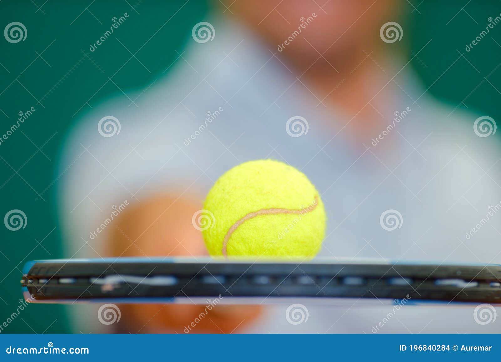 Close up tennis ball stock photo. Image of racket, opponent 196840284